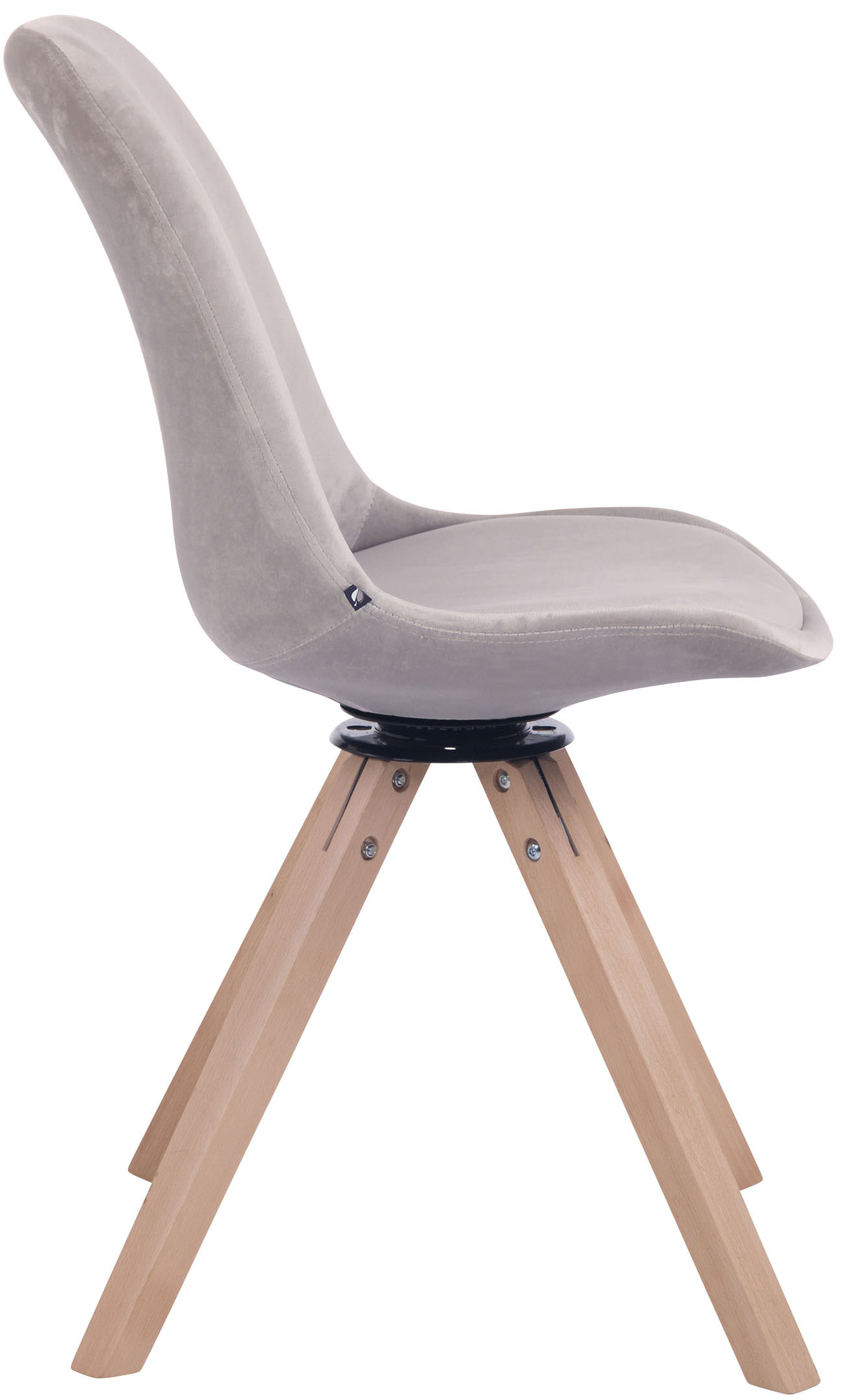 Silla Troyes Square En Terciopelo