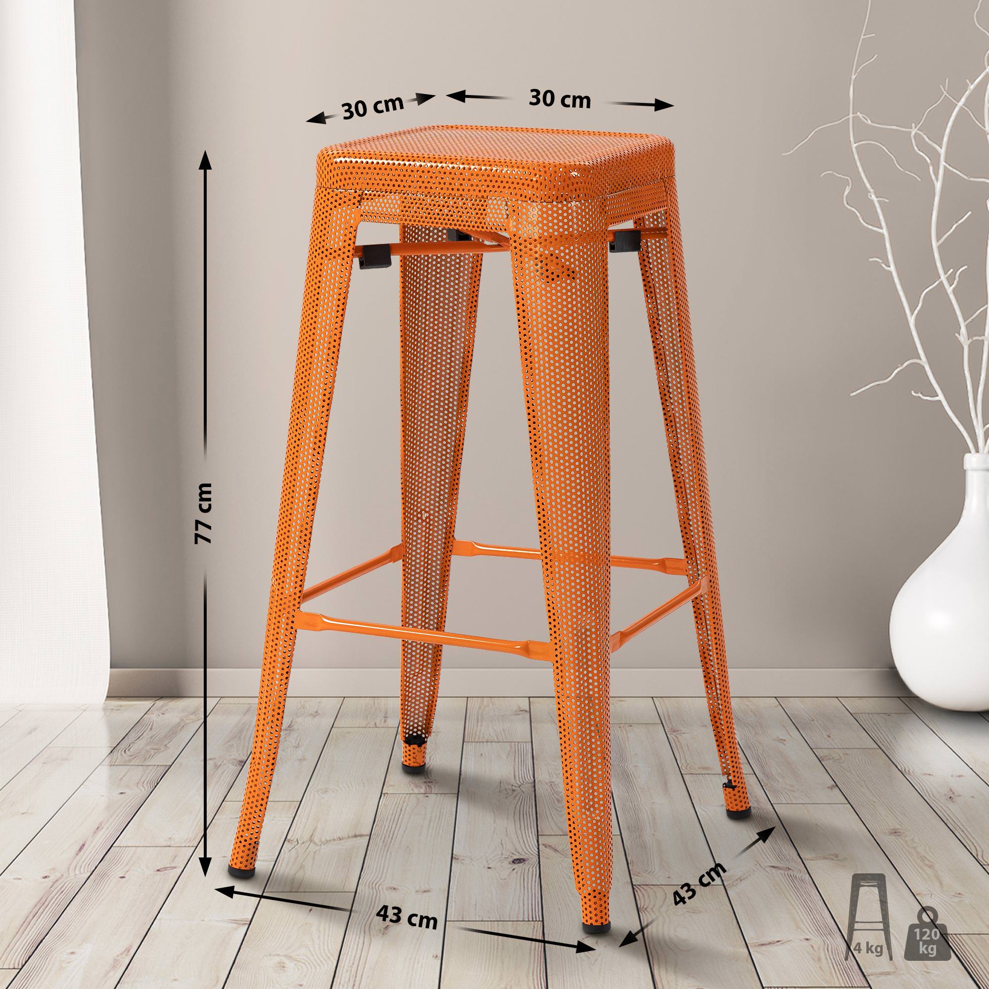 Set de 4 Taburetes de bar Fletcher