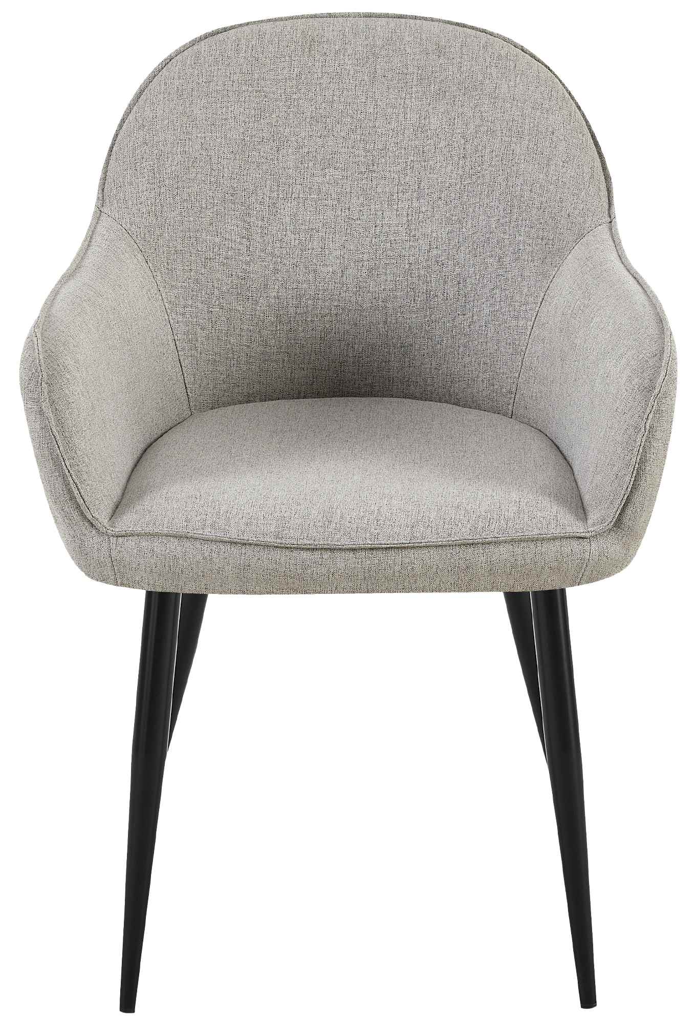 Silla de comedor Boise tapizada en tela