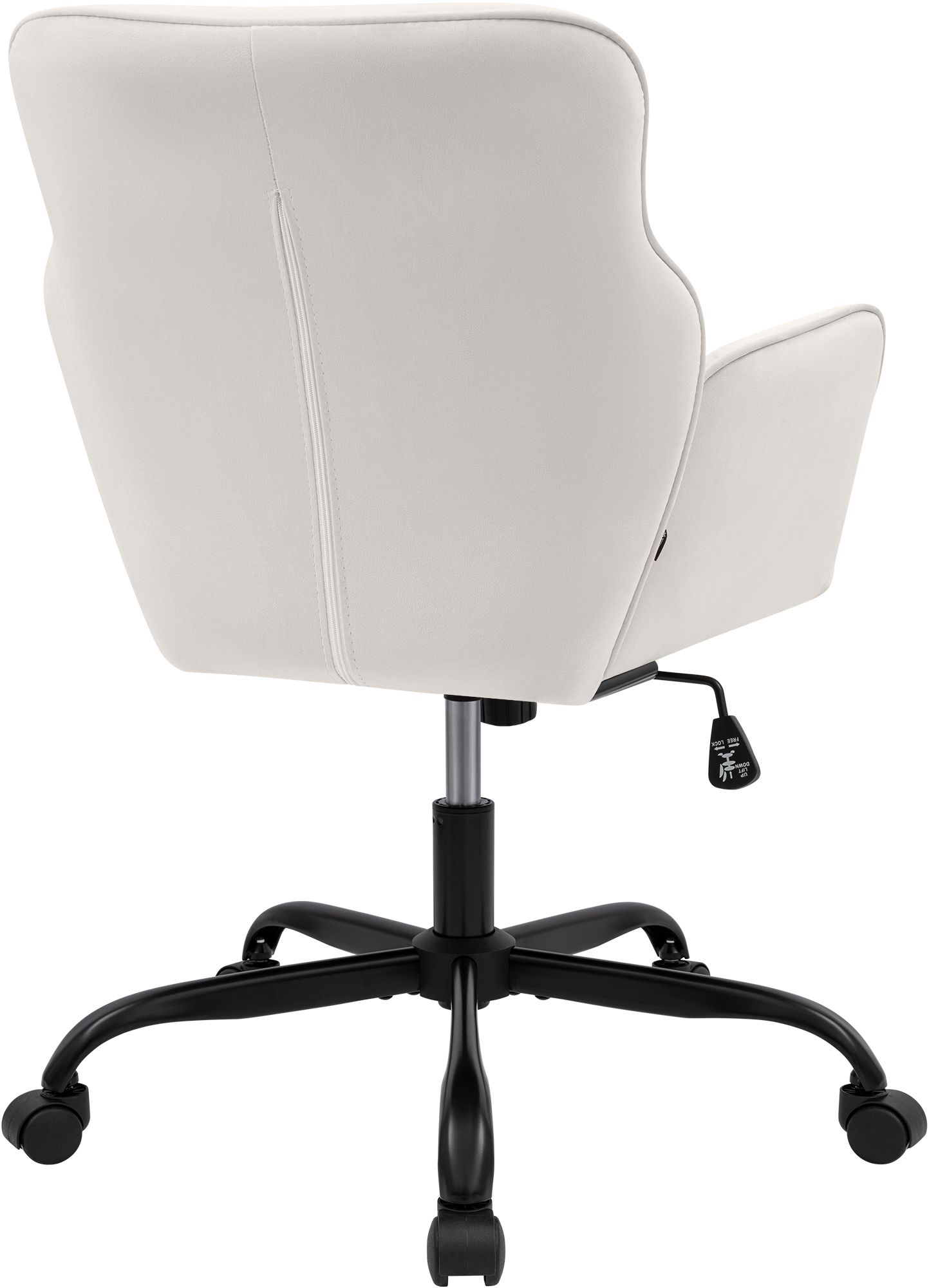 Silla de oficina Amado de terciopelo