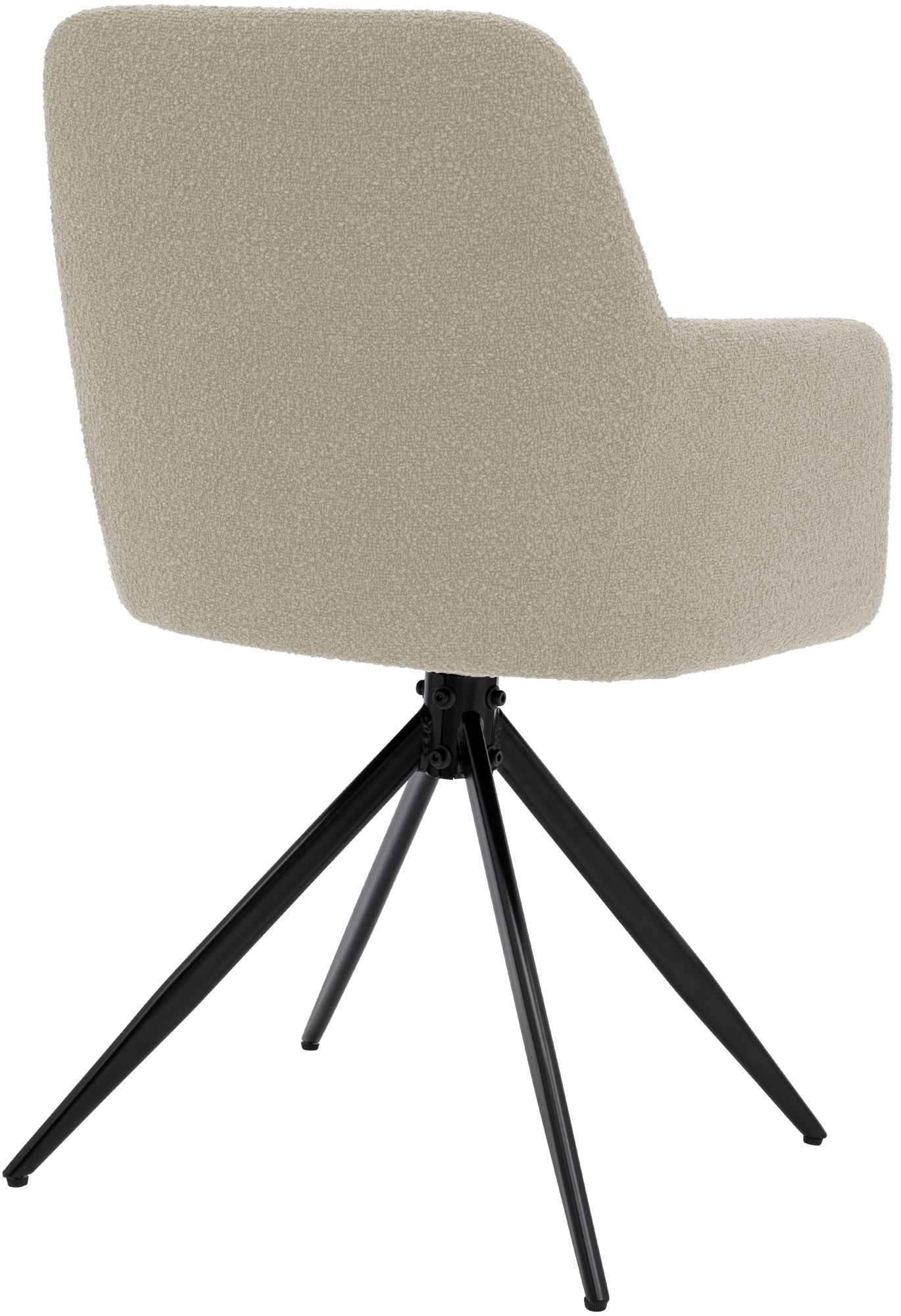 Silla de Comedor Olema de Tejido de Peluche