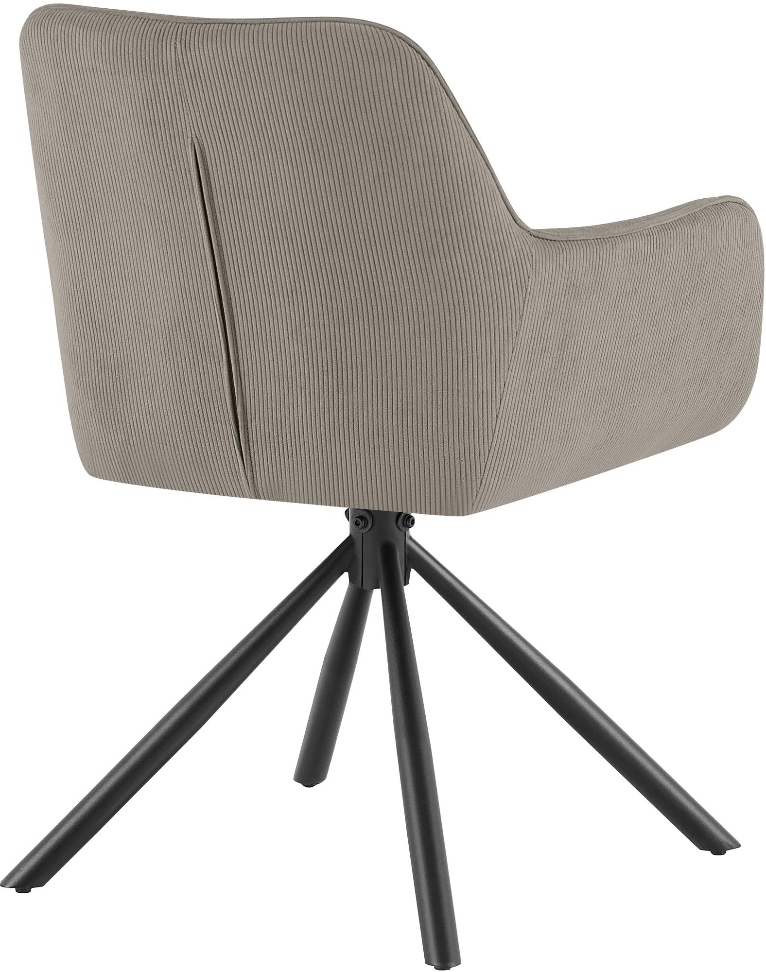 Silla de comedor Tipton de pana