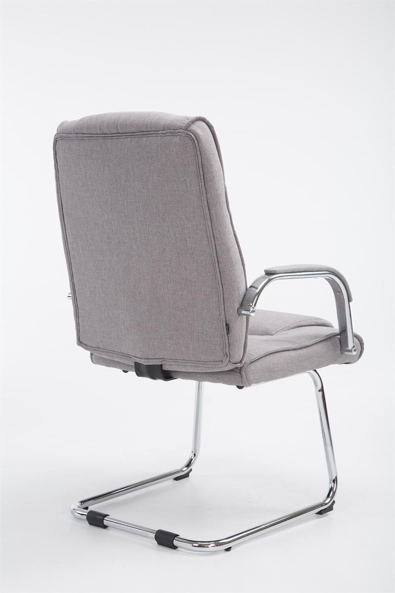 Silla Cantiléver XXL Attila Tapizada en Tela