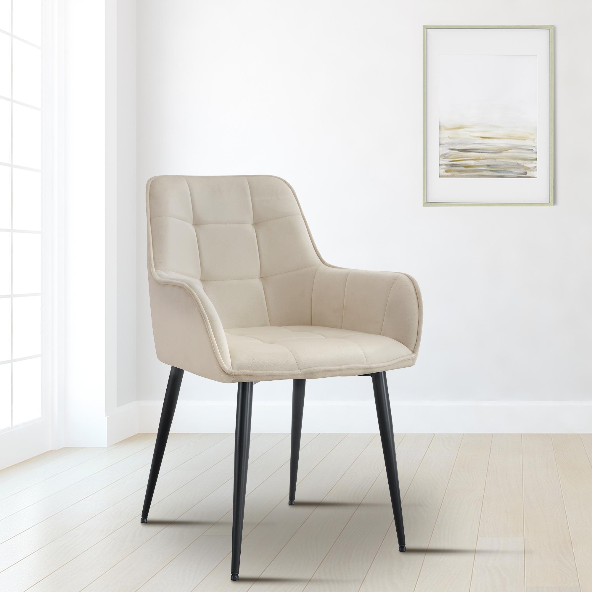 Funda de terciopelo para silla de comedor Ferndale