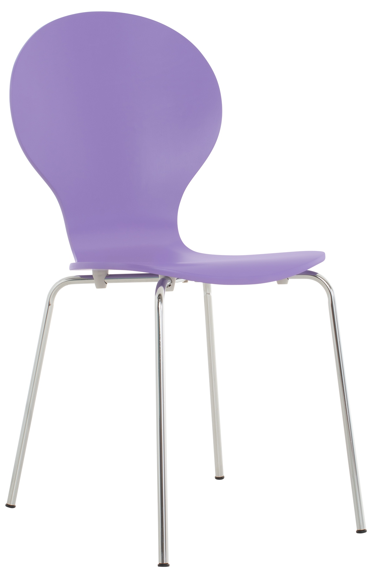 Silla De Comedor Apilable Diego Lila