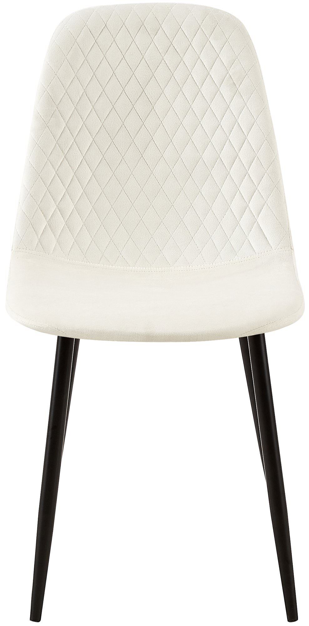 Set de 4 sillas de comedor Giverny en tela o terciopelo