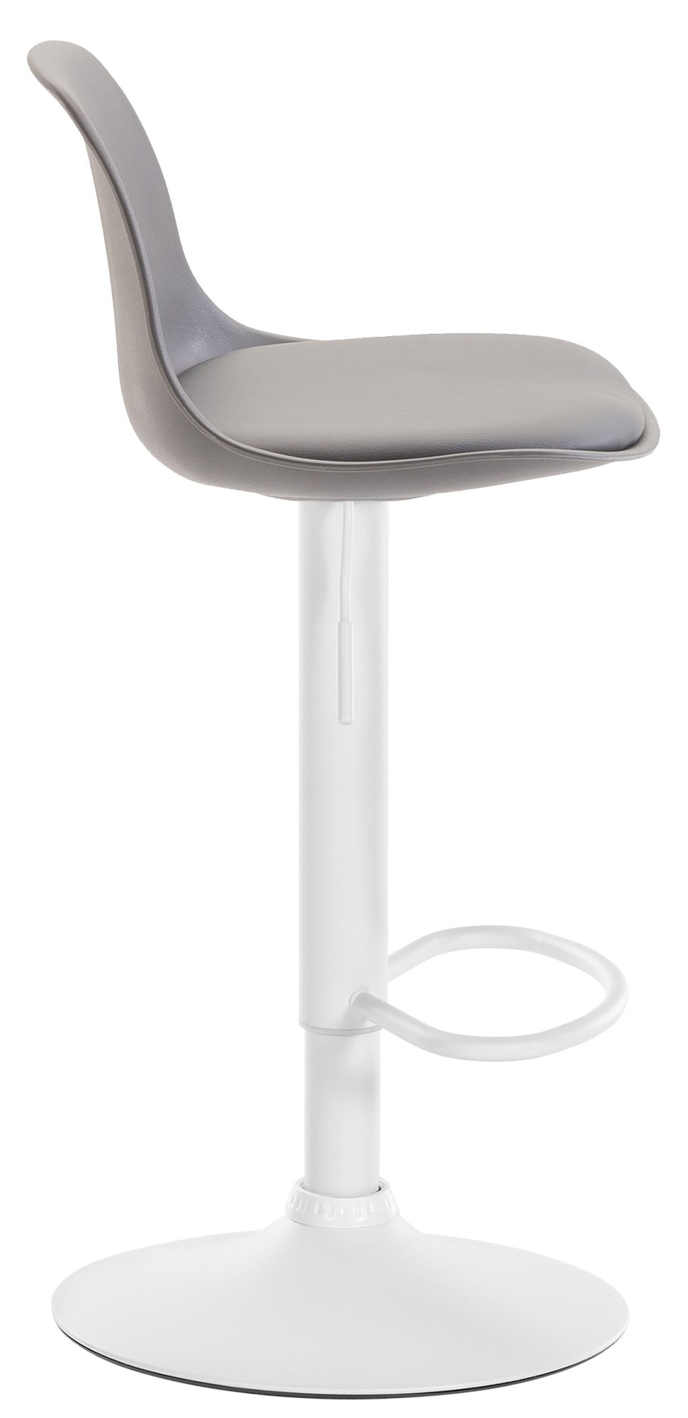 Taburete Kiel Estructura de Plástico & Asiento de Polipiel