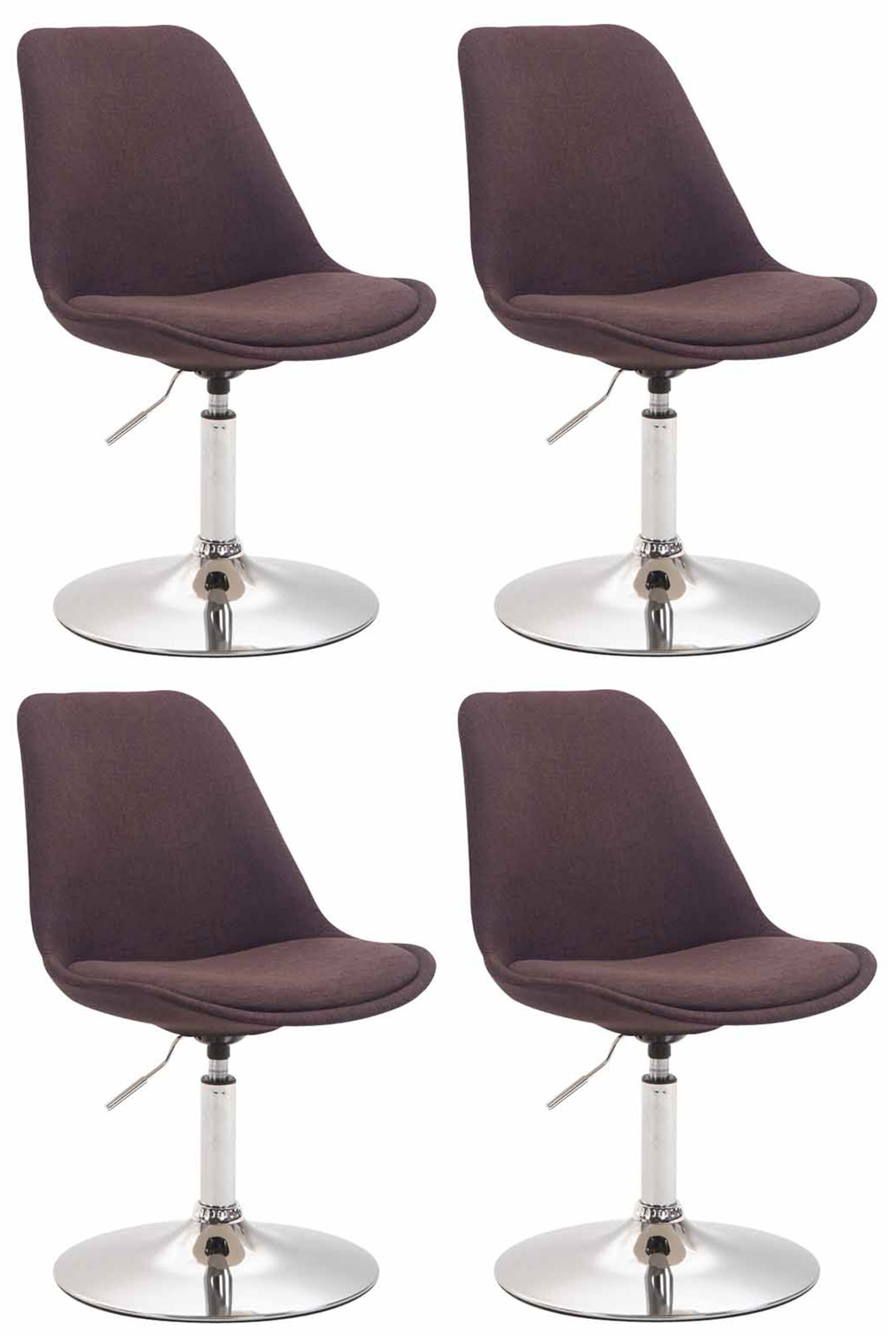 Set de 4 sillas de comedor Maverick en tela