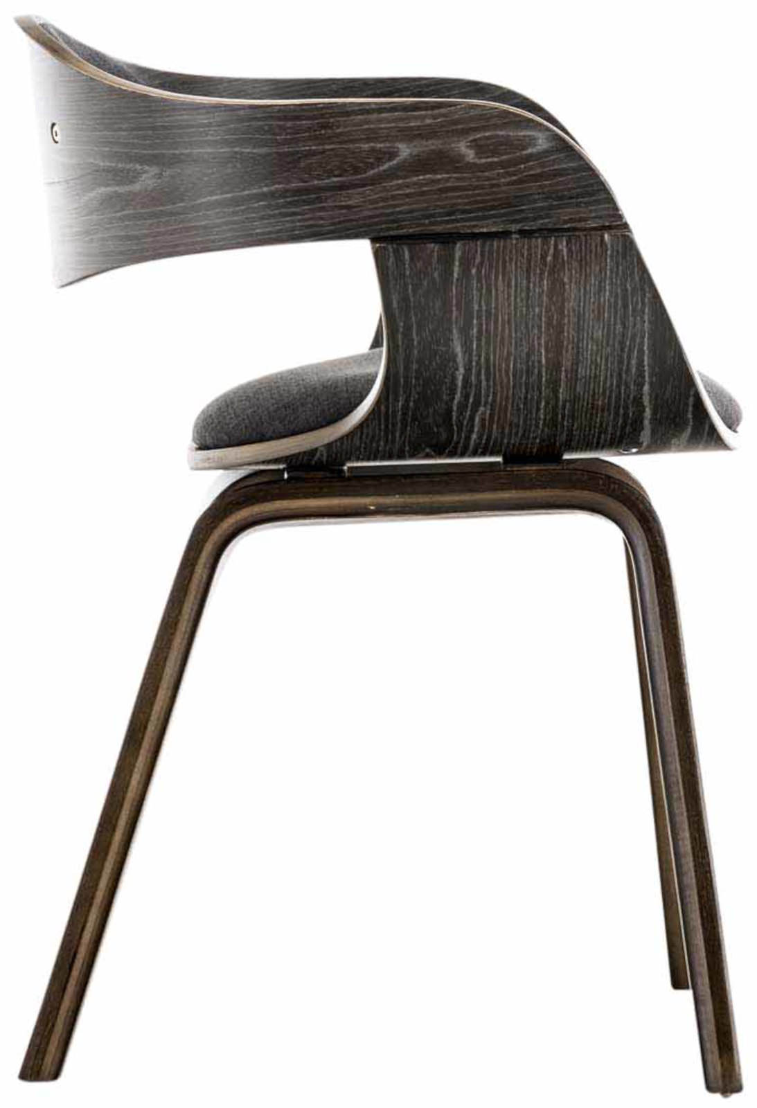 Set de 2 sillas de comedor Kingston de tela y madera