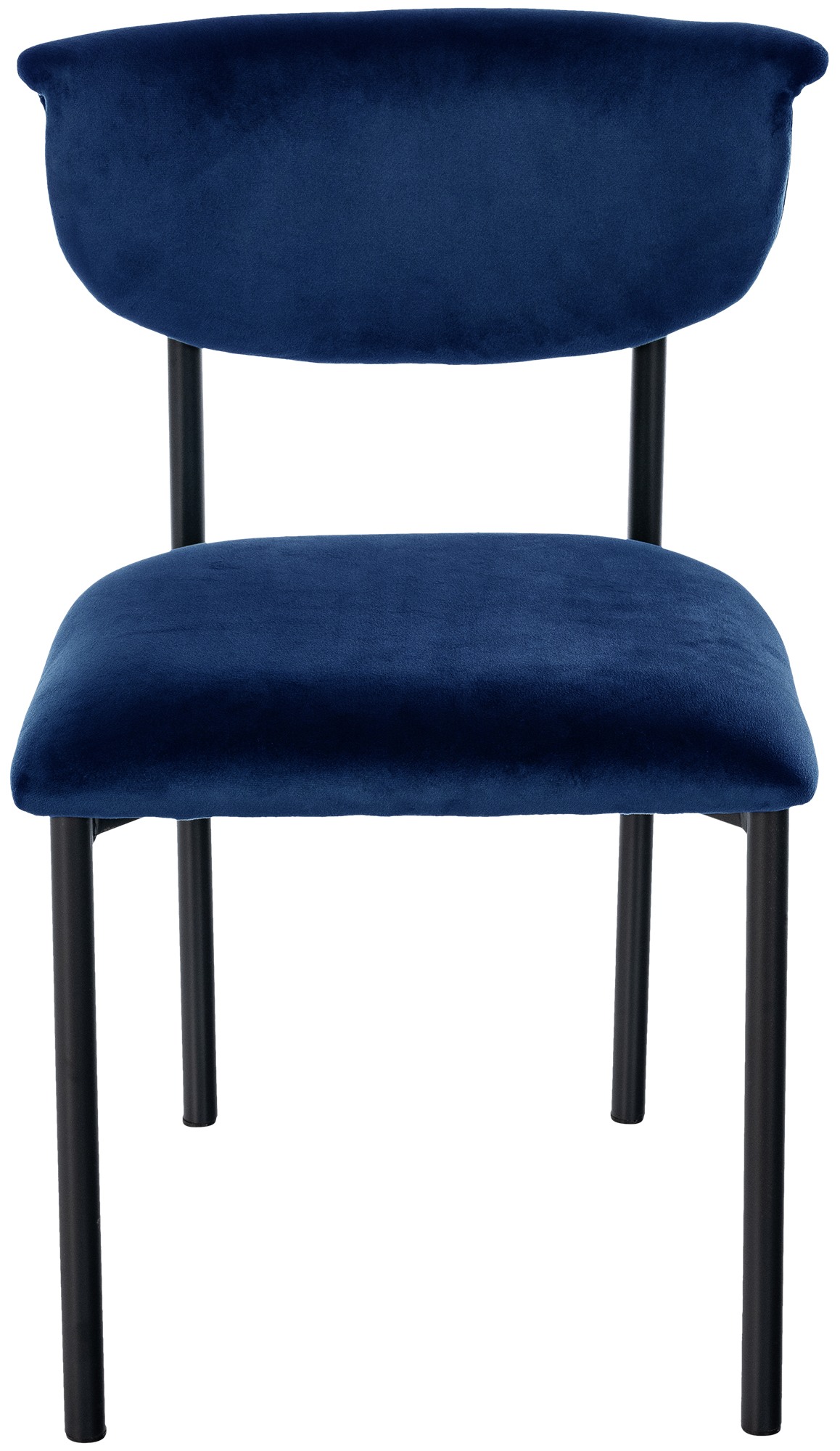 Juego de 2 sillas de comedor Gambell terciopelo