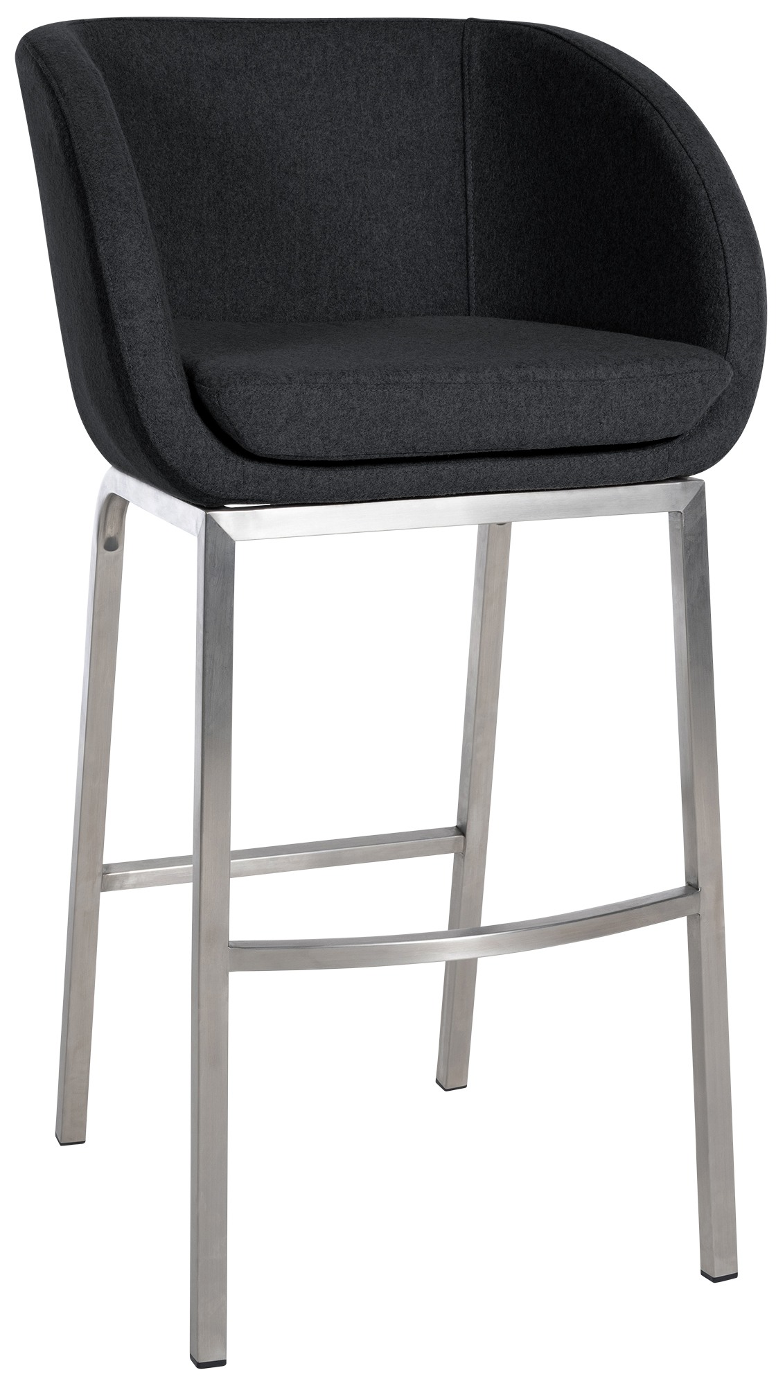 Taburete de bar Rockhill de fieltro