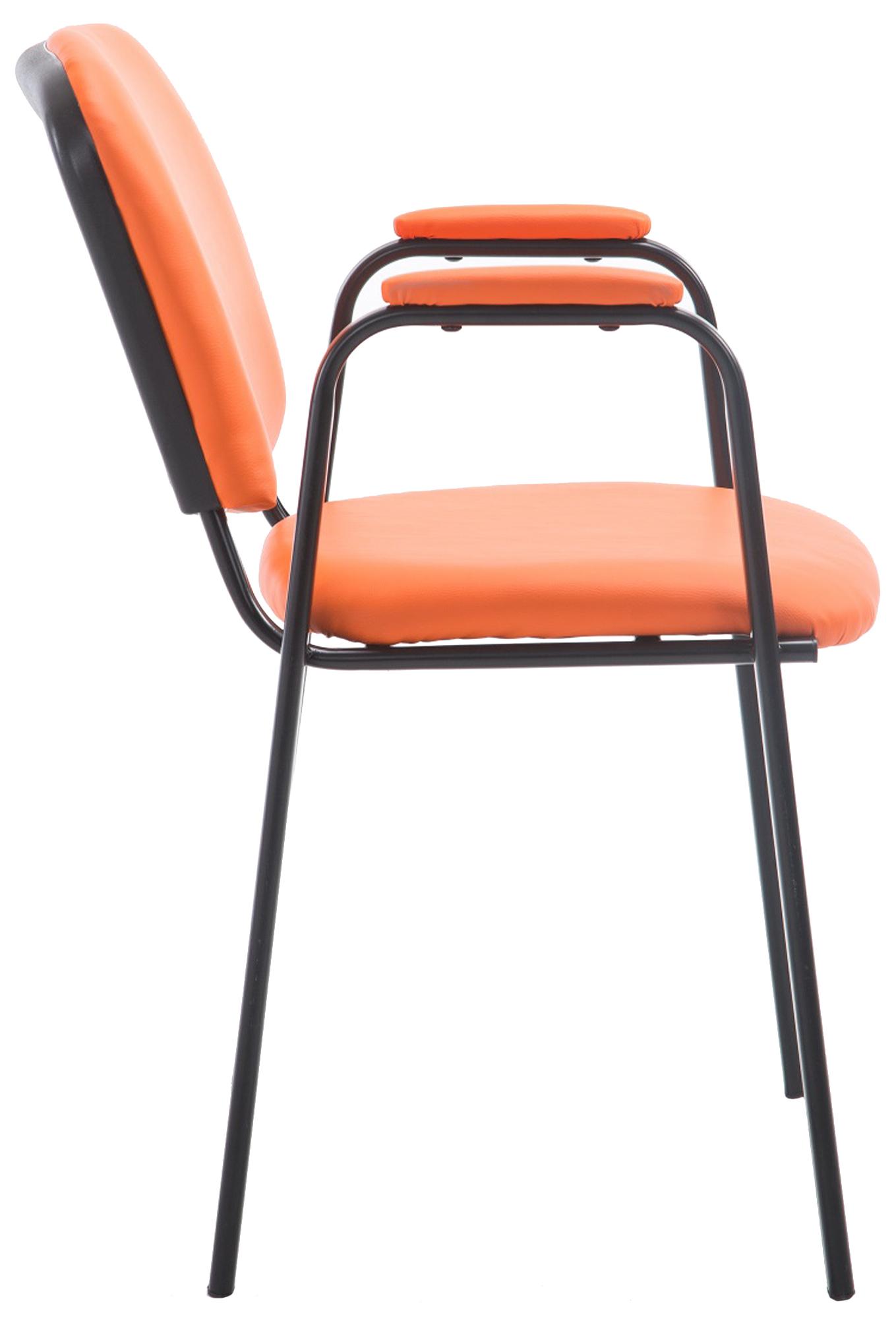 Silla apilable Ken Pro de polipiel