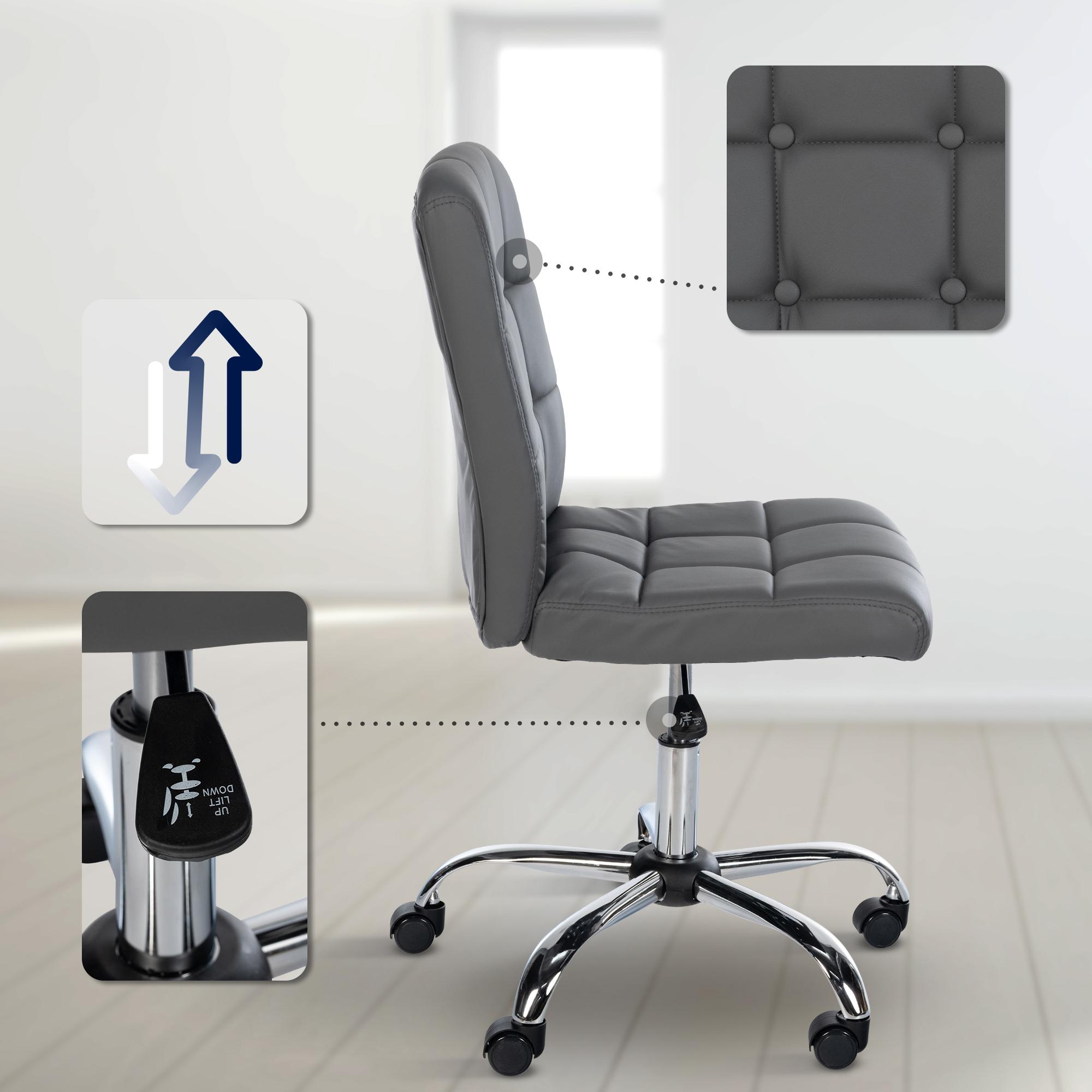 Silla de oficina Trenton polipiel
