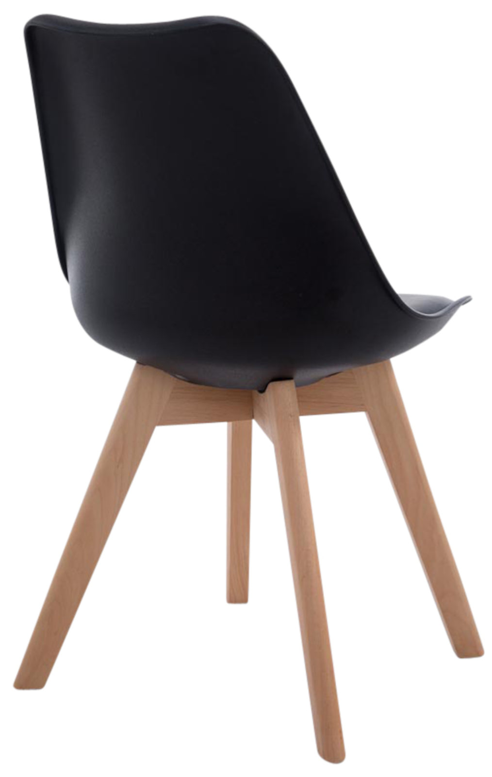 Set de 4 sillas de comedor Borneo en polipiel