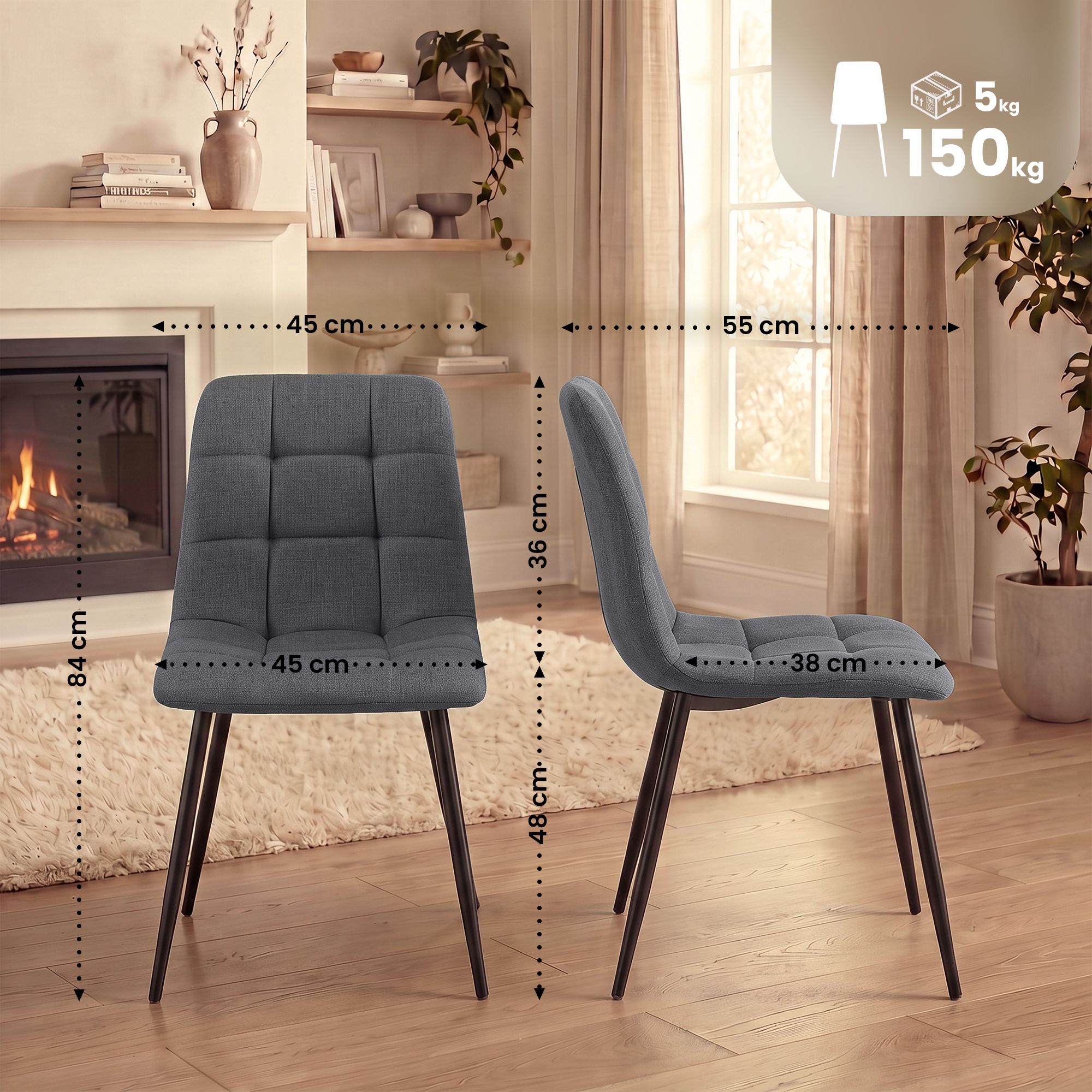 Silla de comedor Tilde