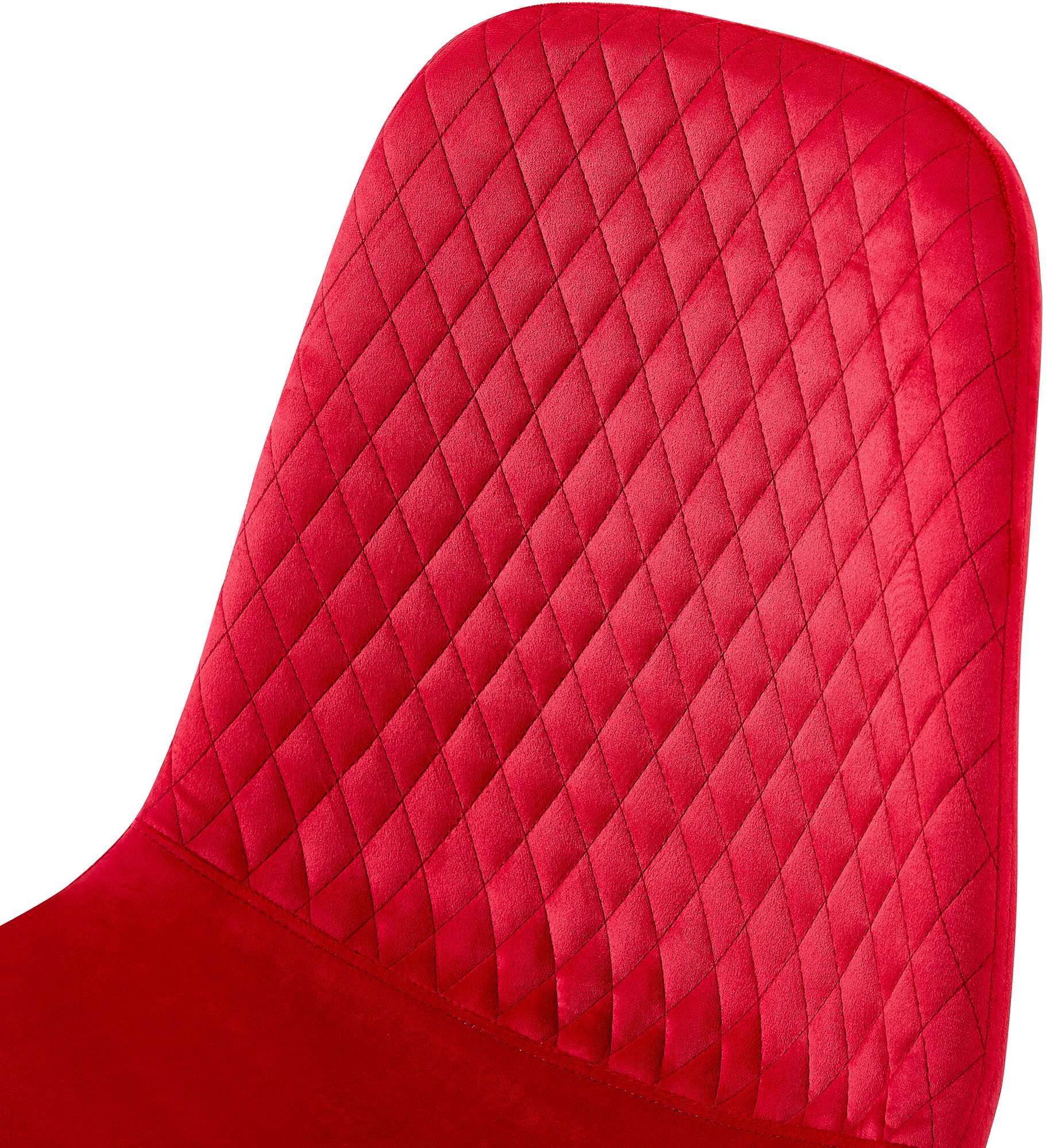 Set de 4 sillas de comedor Giverny en tela o terciopelo