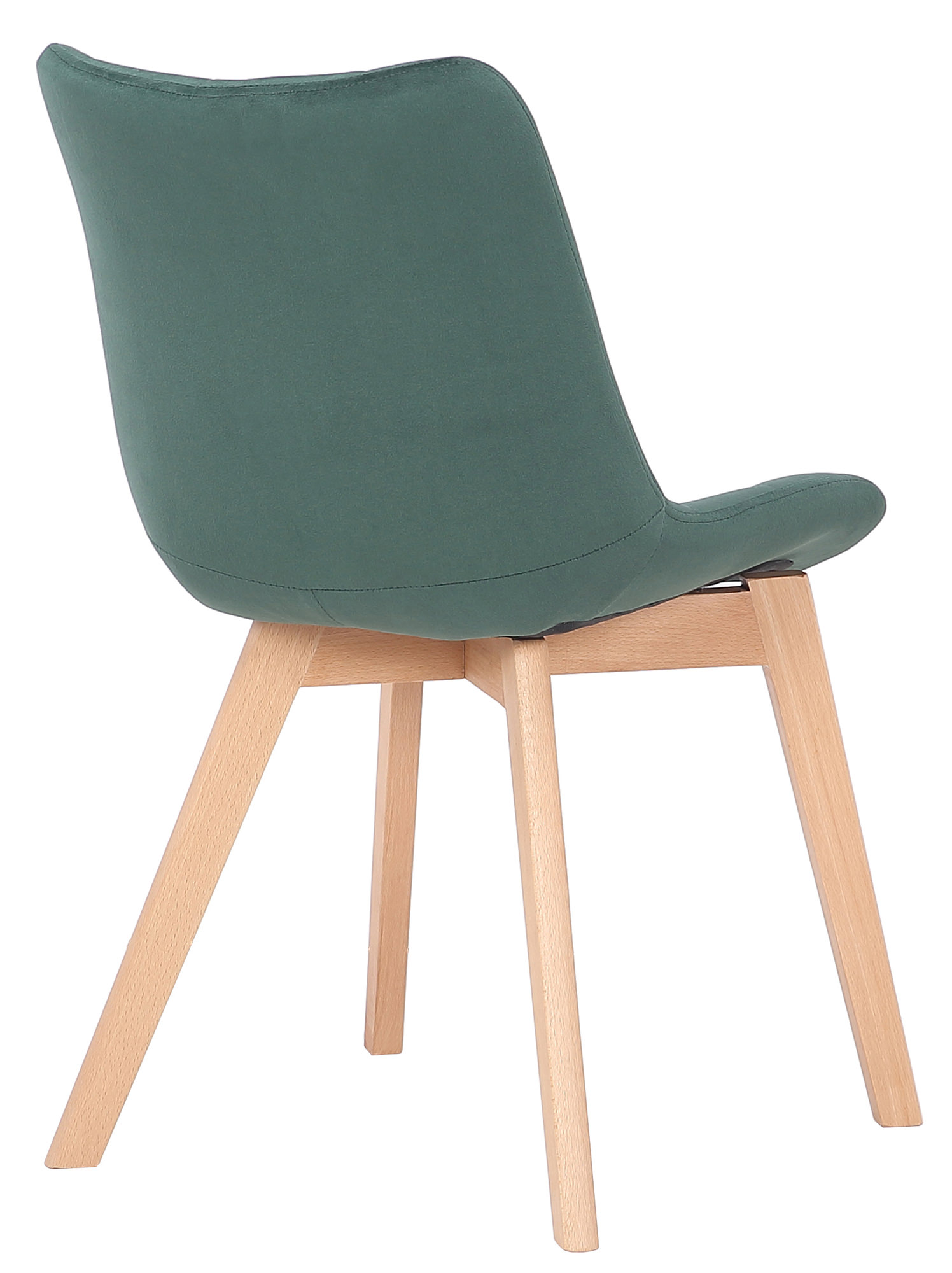 Silla de comedor Passaic en terciopelo