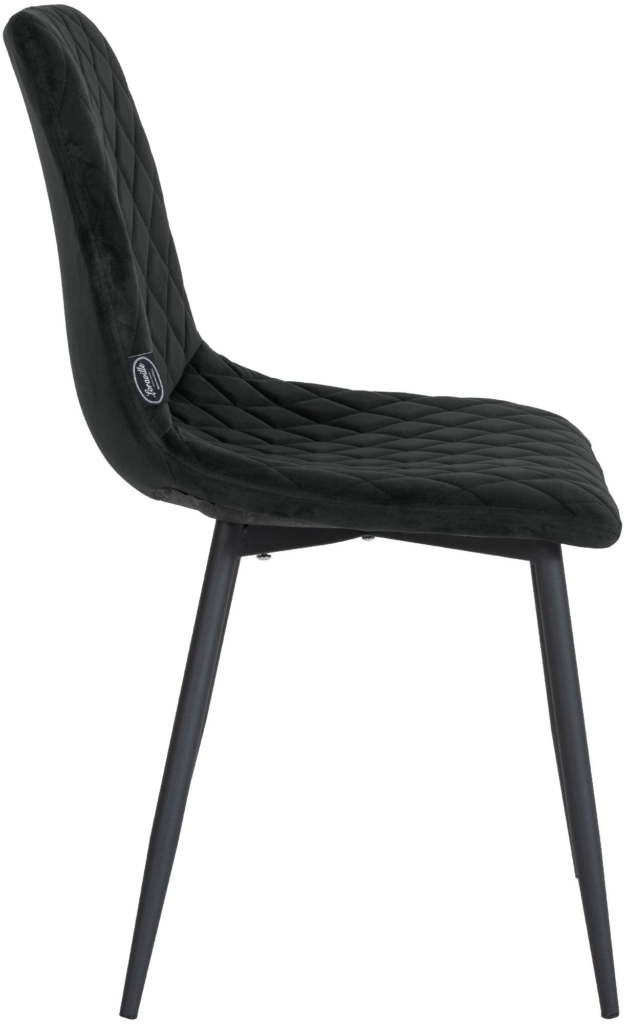 Silla de comedor Telde de terciopelo