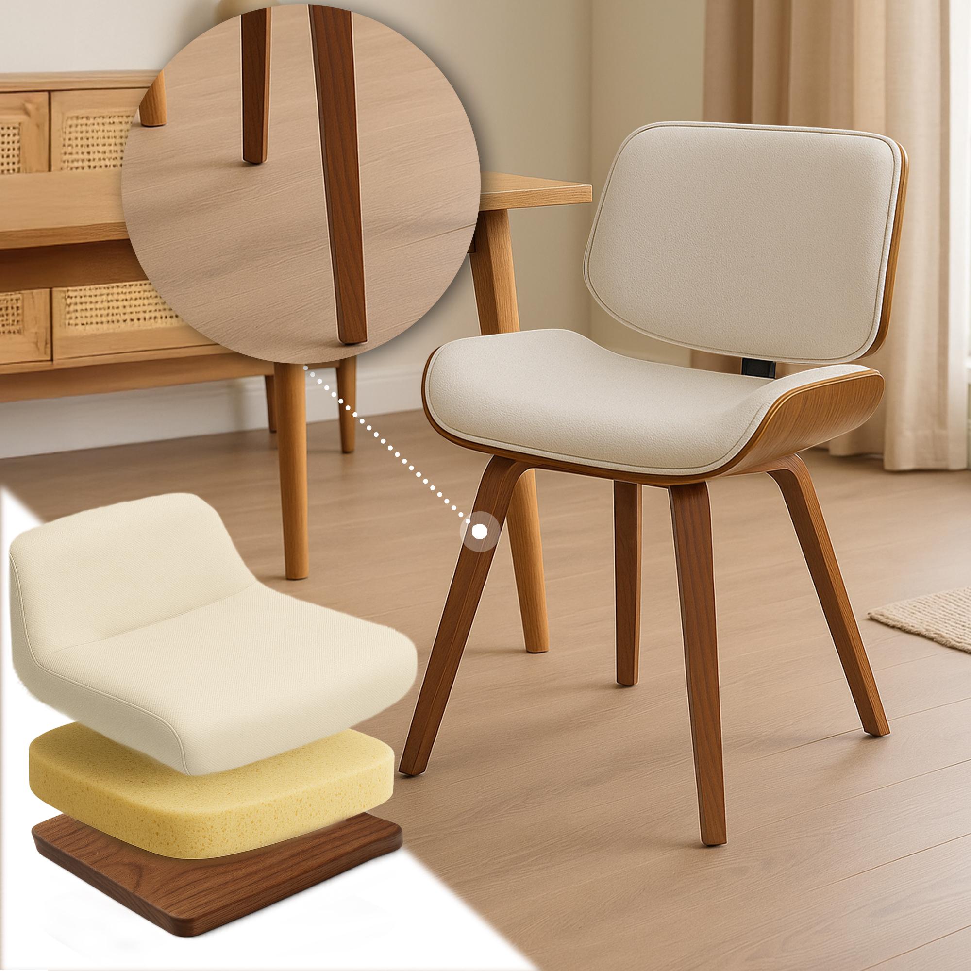 Silla de comedor Beverley de tela