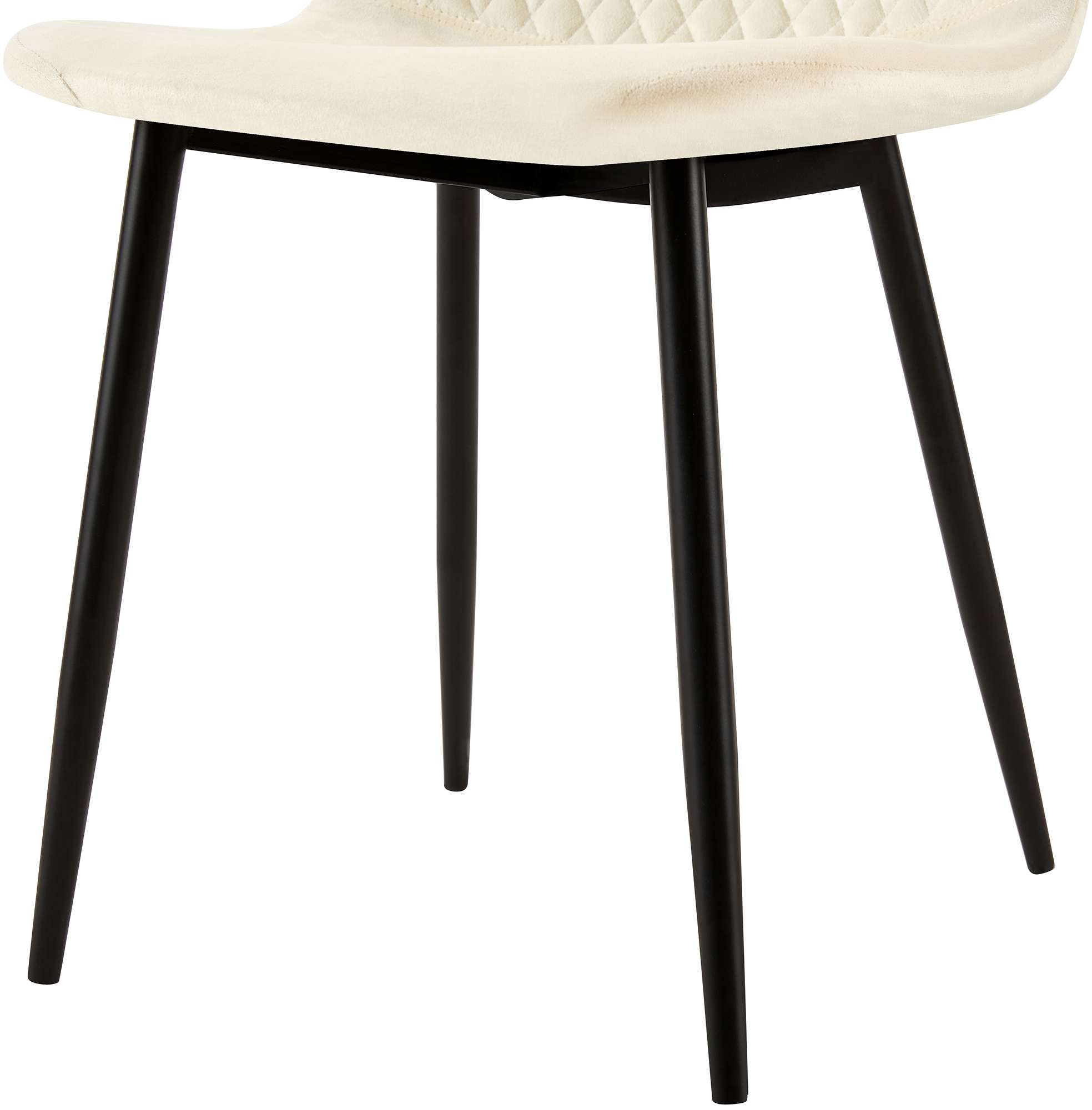 Set de 4 sillas de comedor Giverny en tela o terciopelo