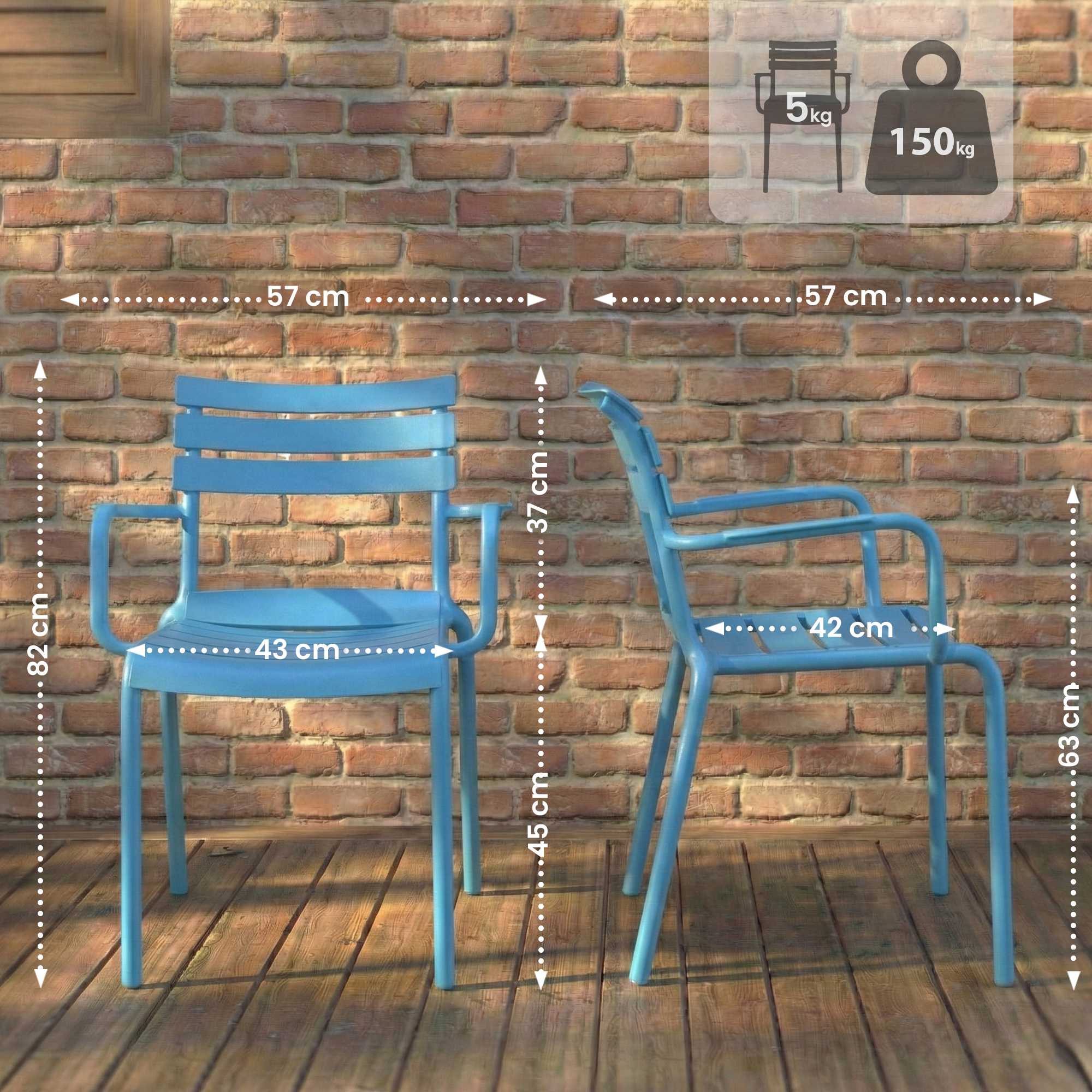 Silla de jardin Joliya