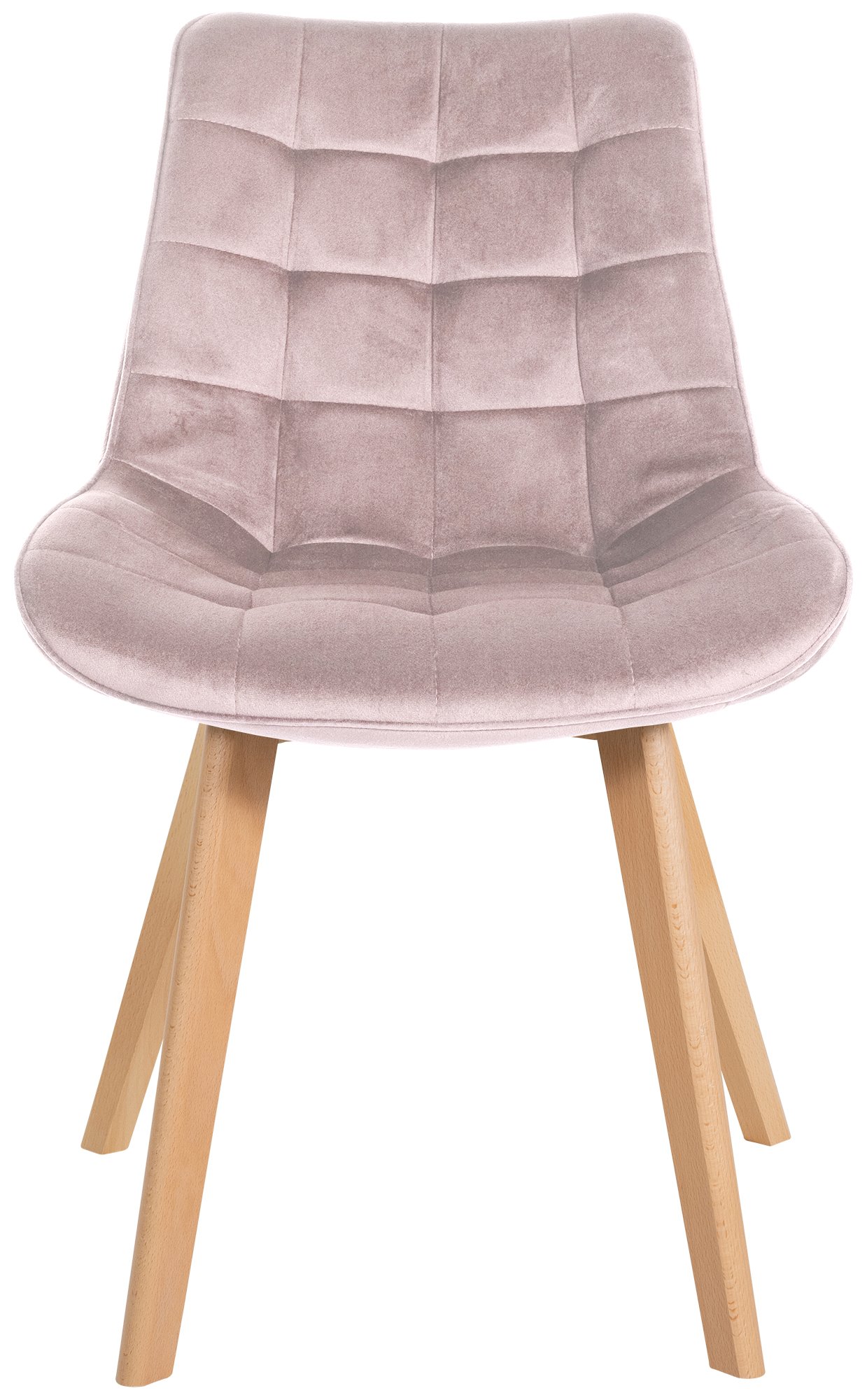 Set de 2 Sillas de comedor Brook en terciopelo
