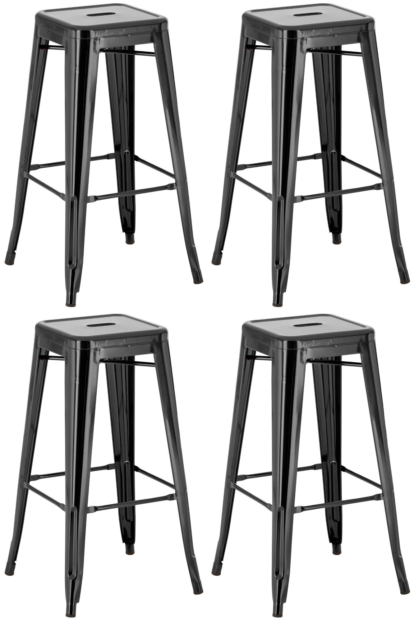 Juego de 4 taburetes de bar Joshua