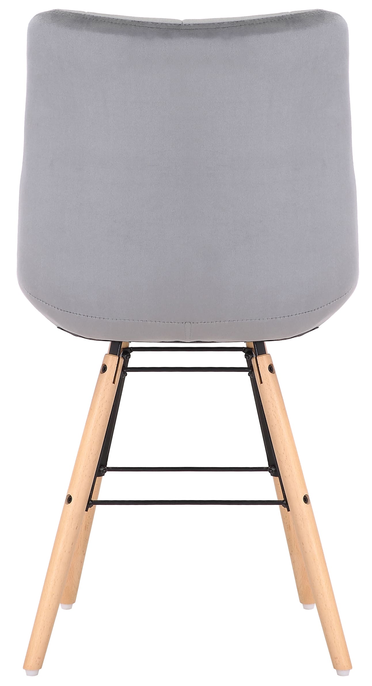 Silla de comedor Leni en terciopelo