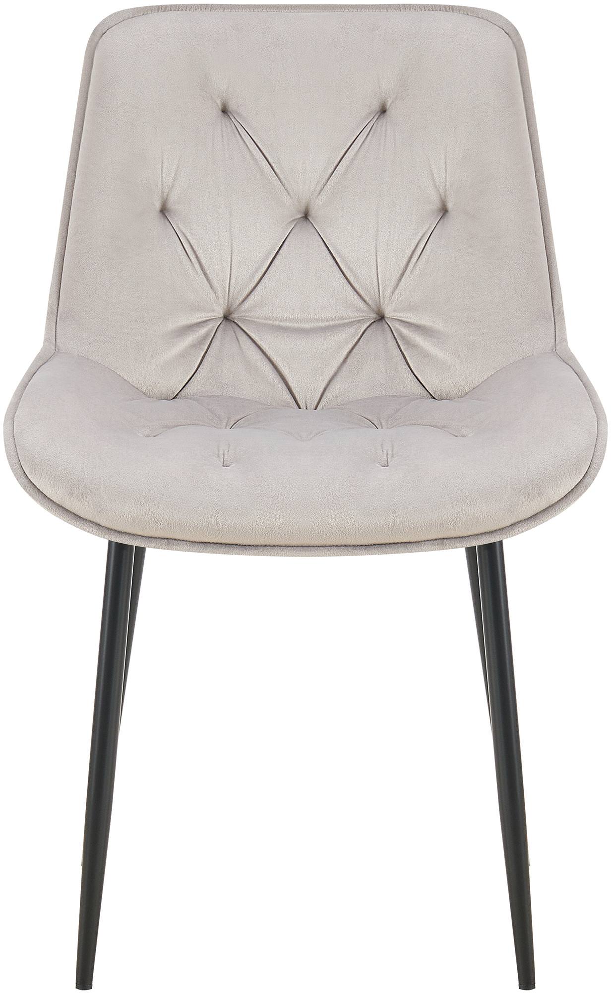 Silla de comedor Wallace de terciopelo