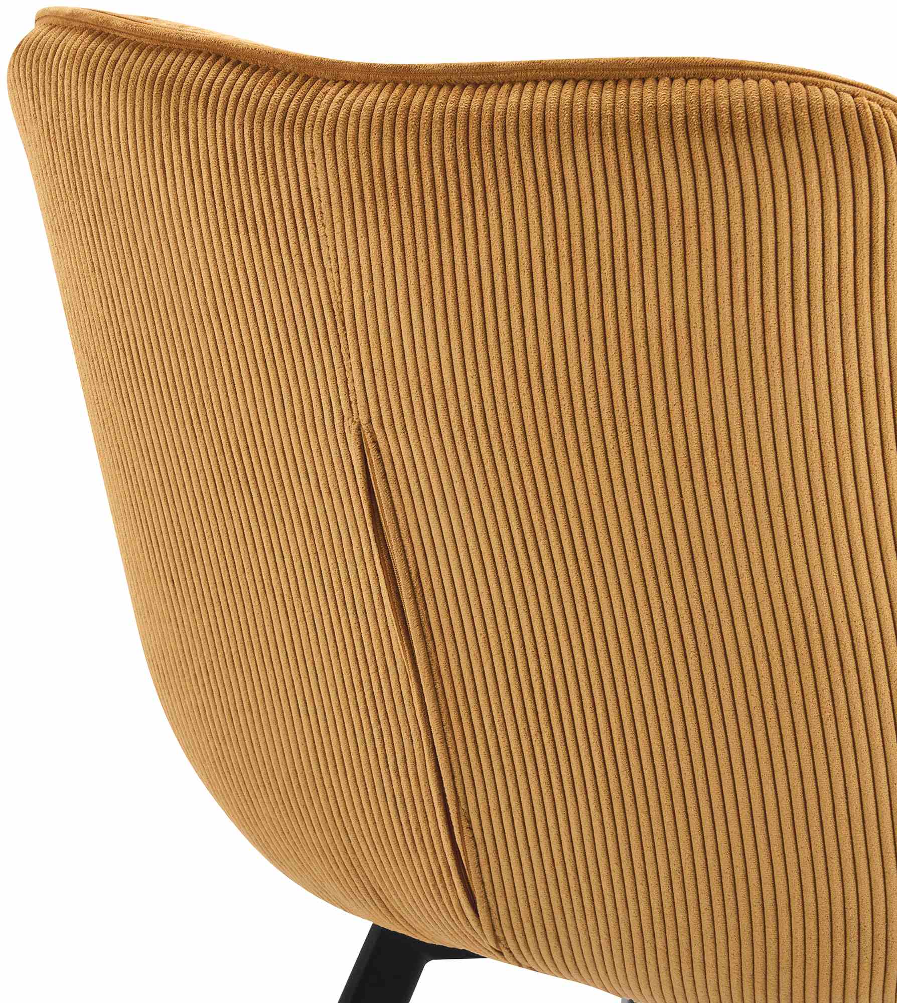 Silla de comedor Jordi con tapizado de pana