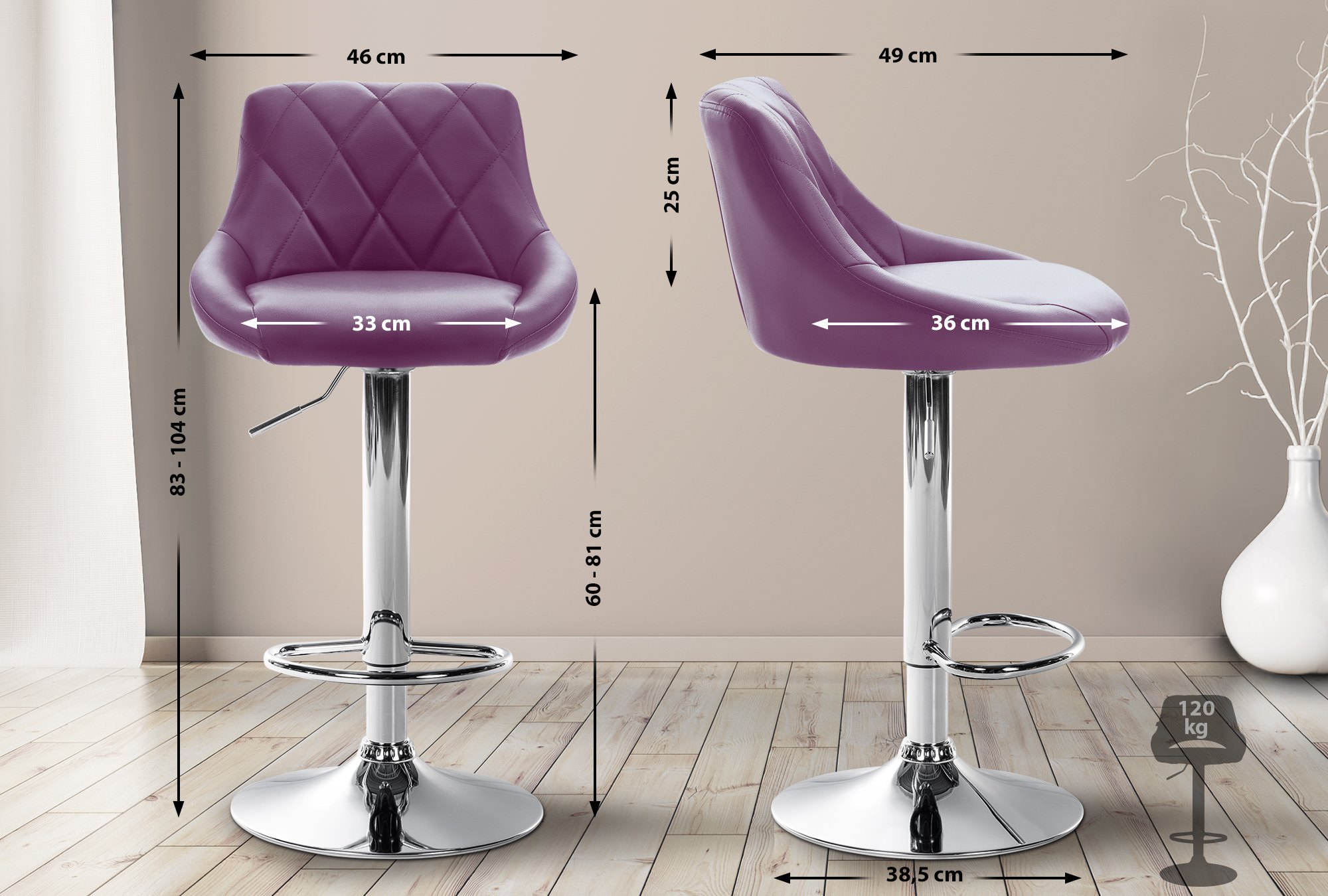 Taburete De Bar Lazio