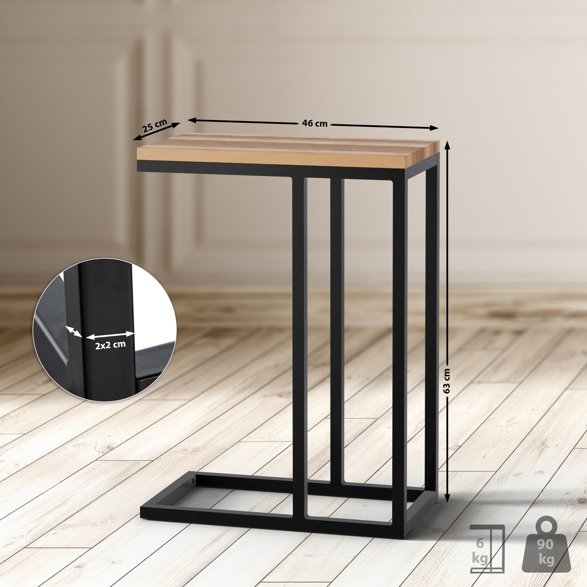 Mesa auxiliar Manteo