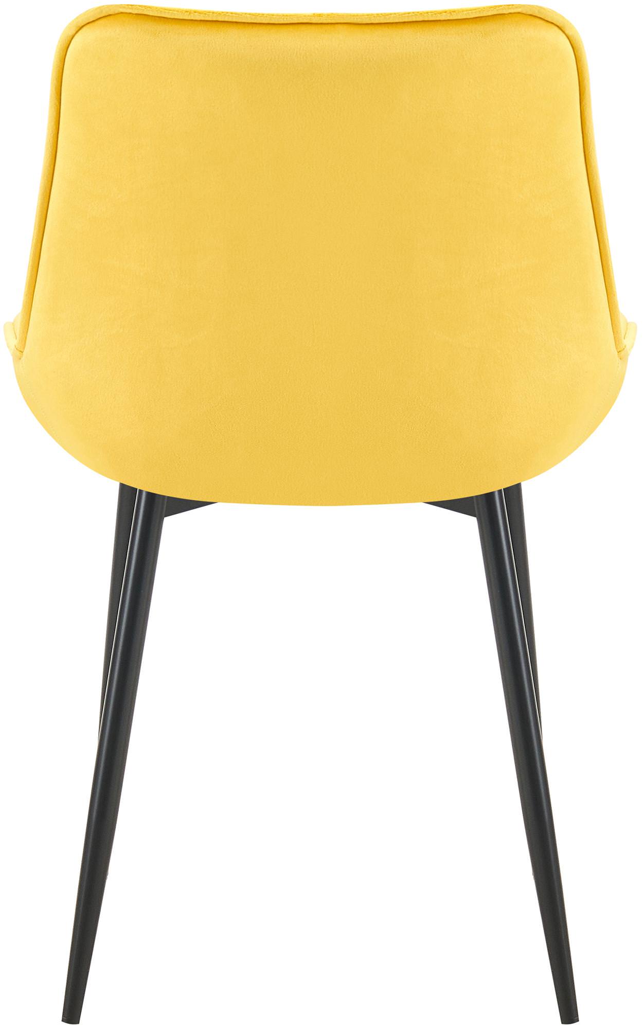 Silla de comedor Wallace de terciopelo