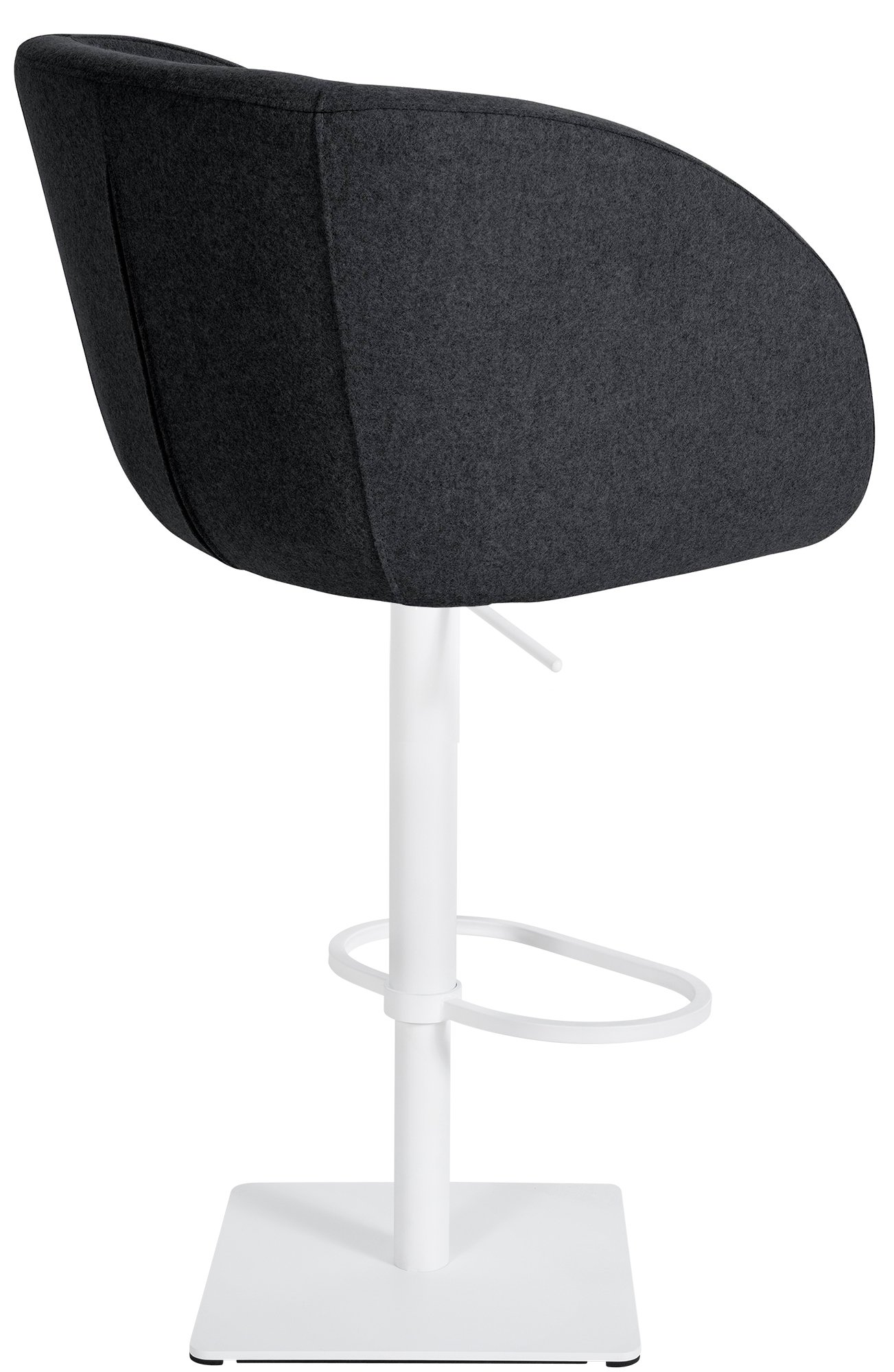 Taburete de bar Gambo con funda de fieltro