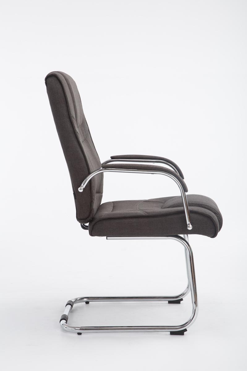 Silla Cantiléver XXL Attila Tapizada en Tela