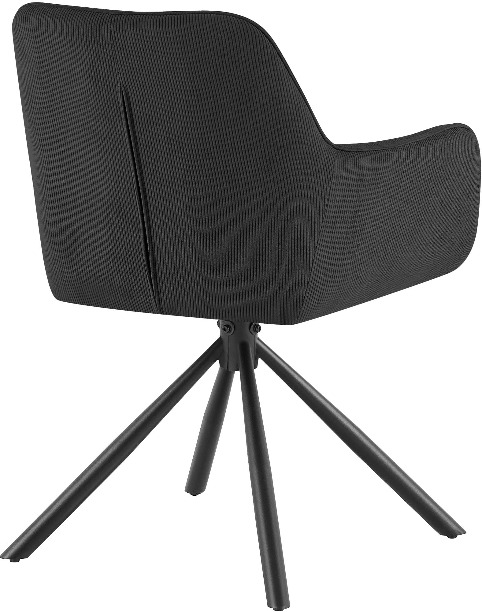 Silla de comedor Tipton de pana