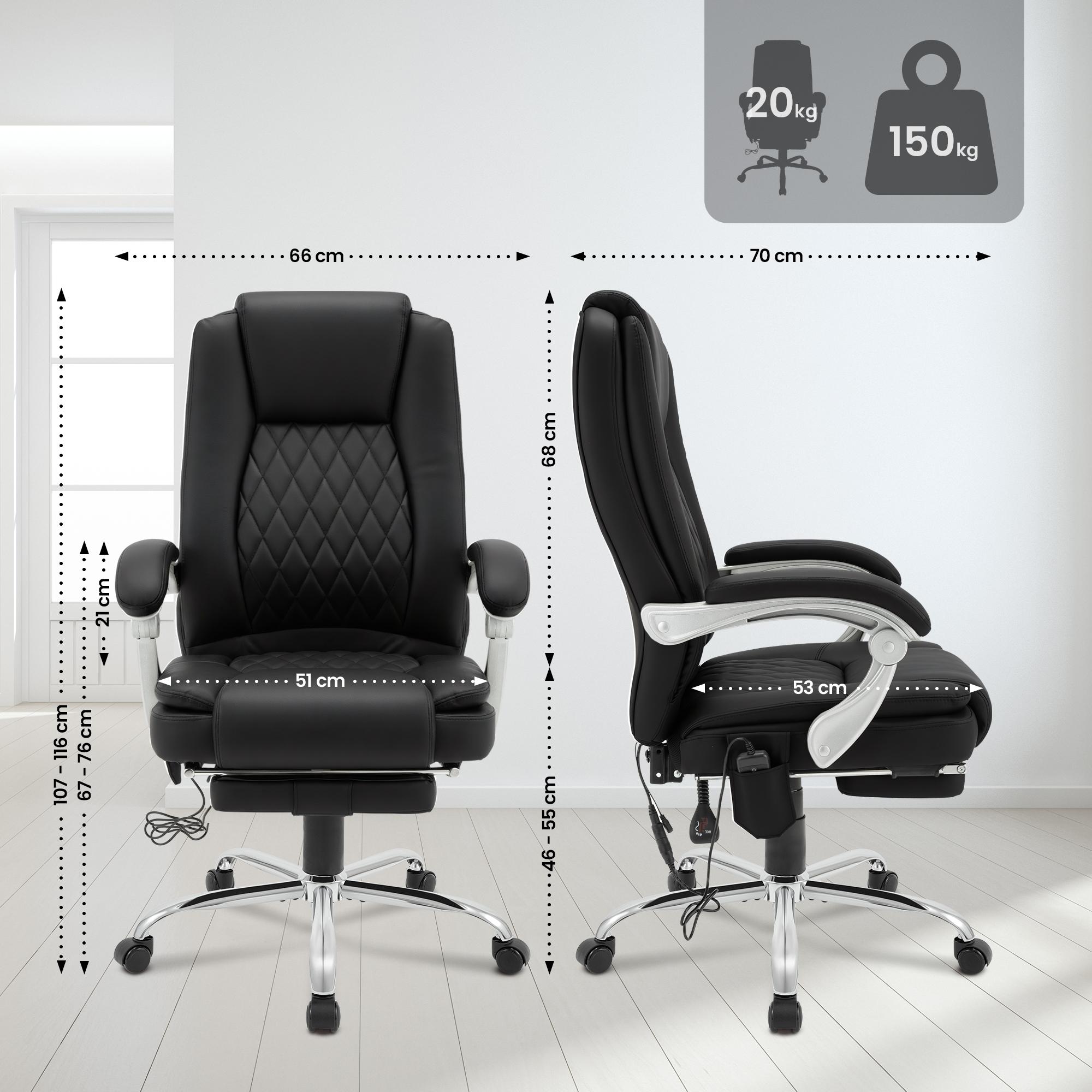 Silla de oficina Rubia con función de masaje