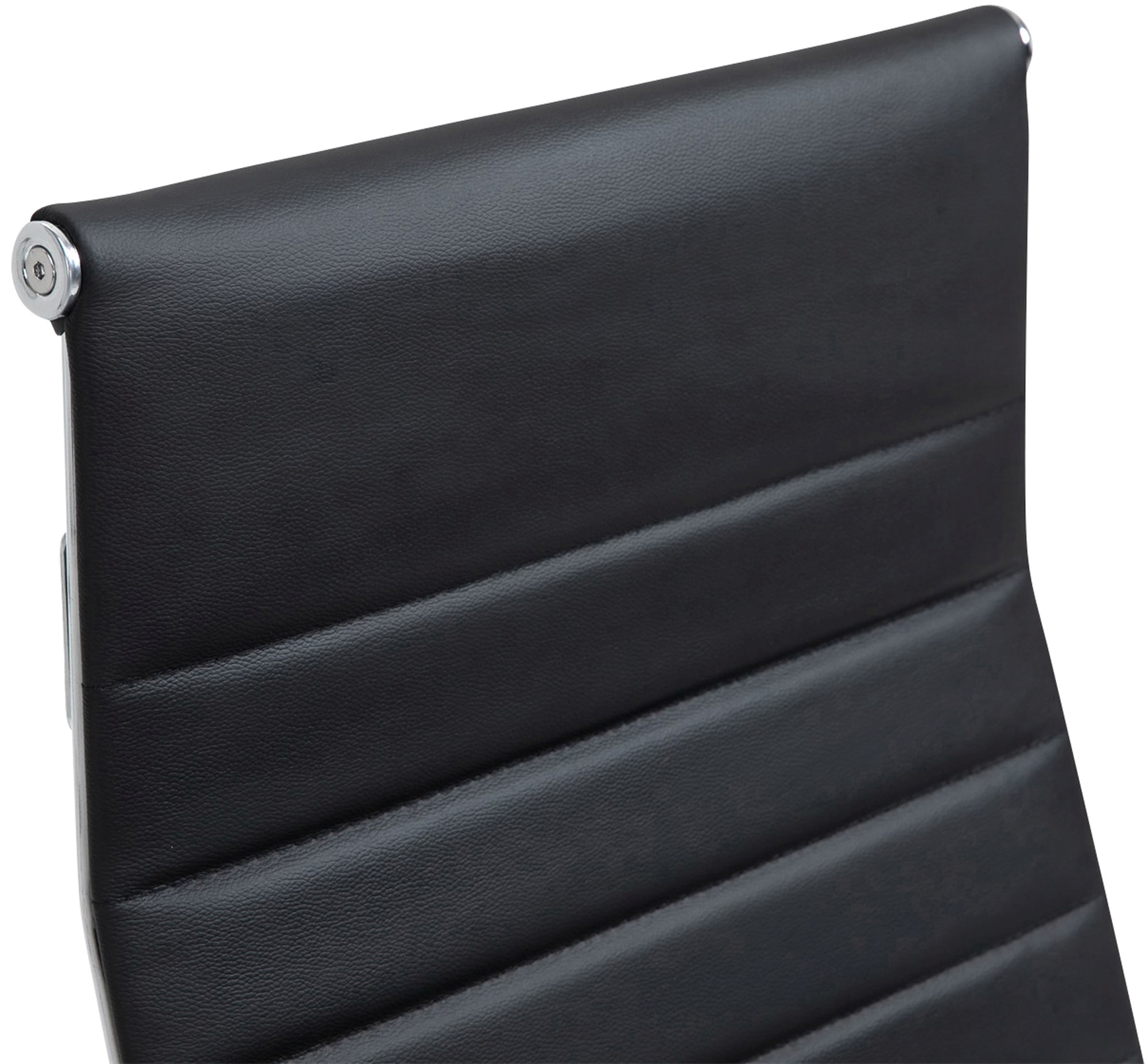 Silla de oficina Kolumbus de cuero auténtico