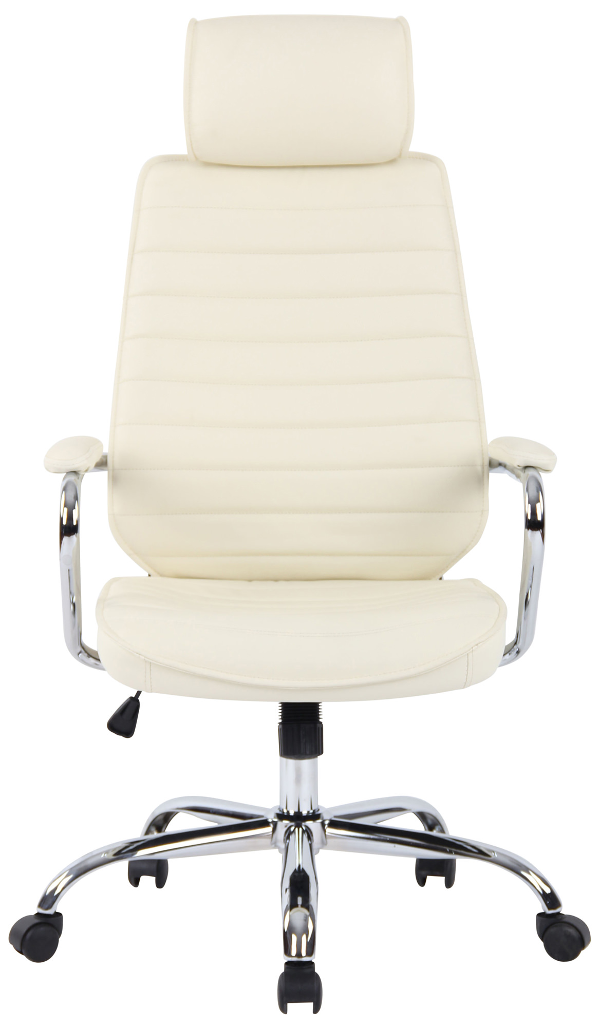 Silla de oficina Rako de cuero auténtico