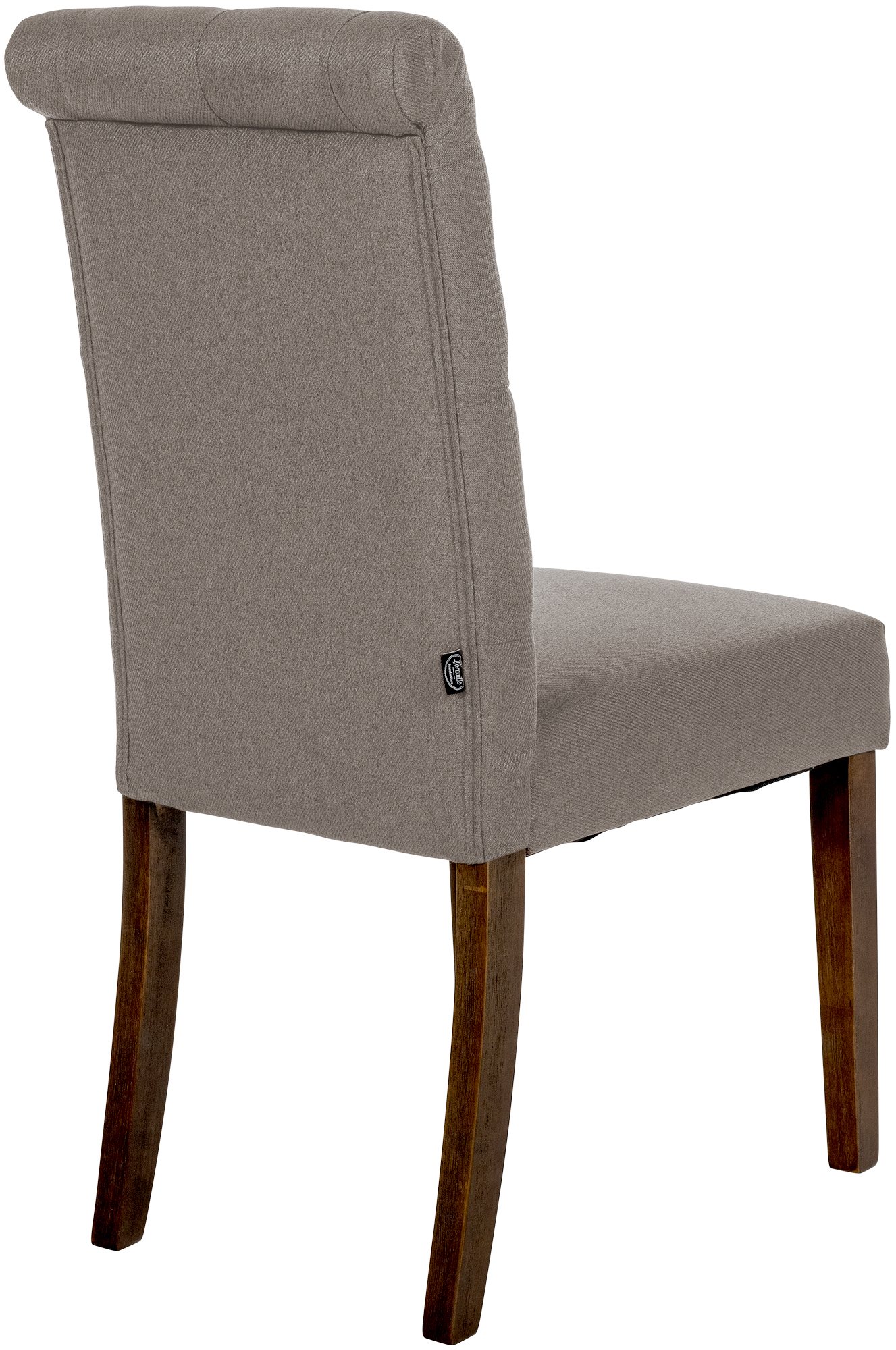 Set de 2 sillas de comedor Lisburn en tela o terciopelo
