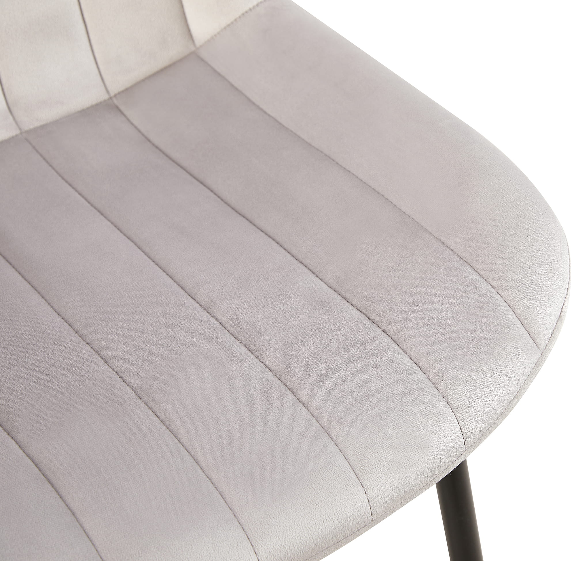 Silla de comedor Rahden en terciopelo