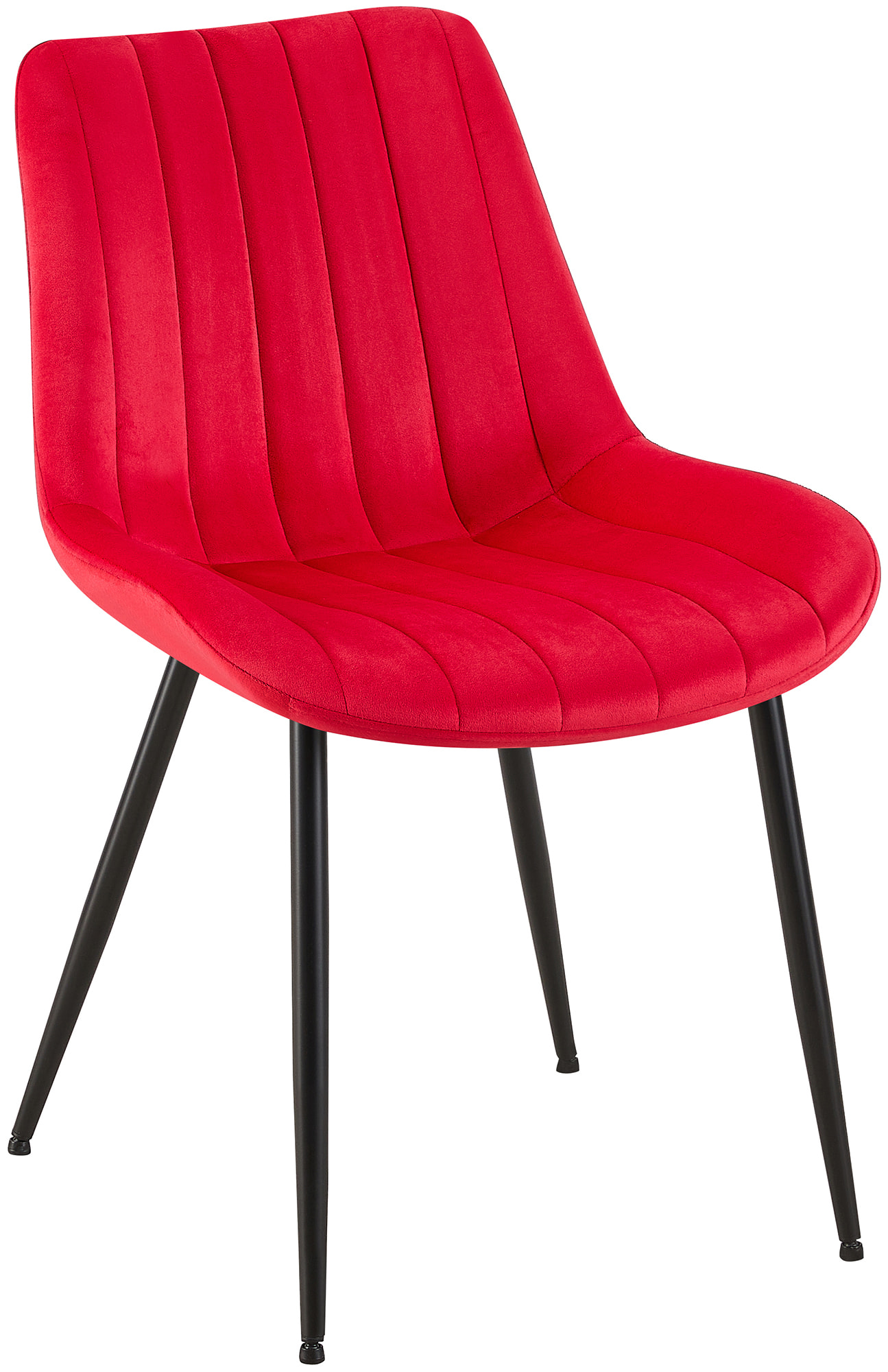 Silla de comedor Rahden en terciopelo