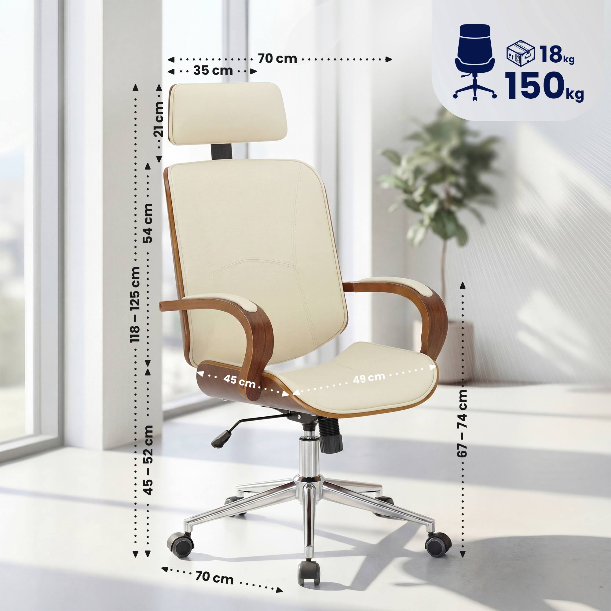 Silla de oficina Dayton