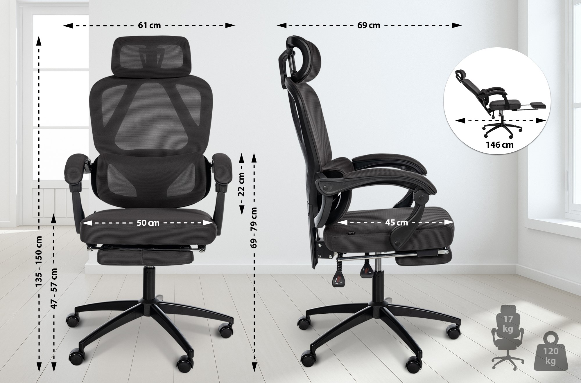 Silla de oficina Gander