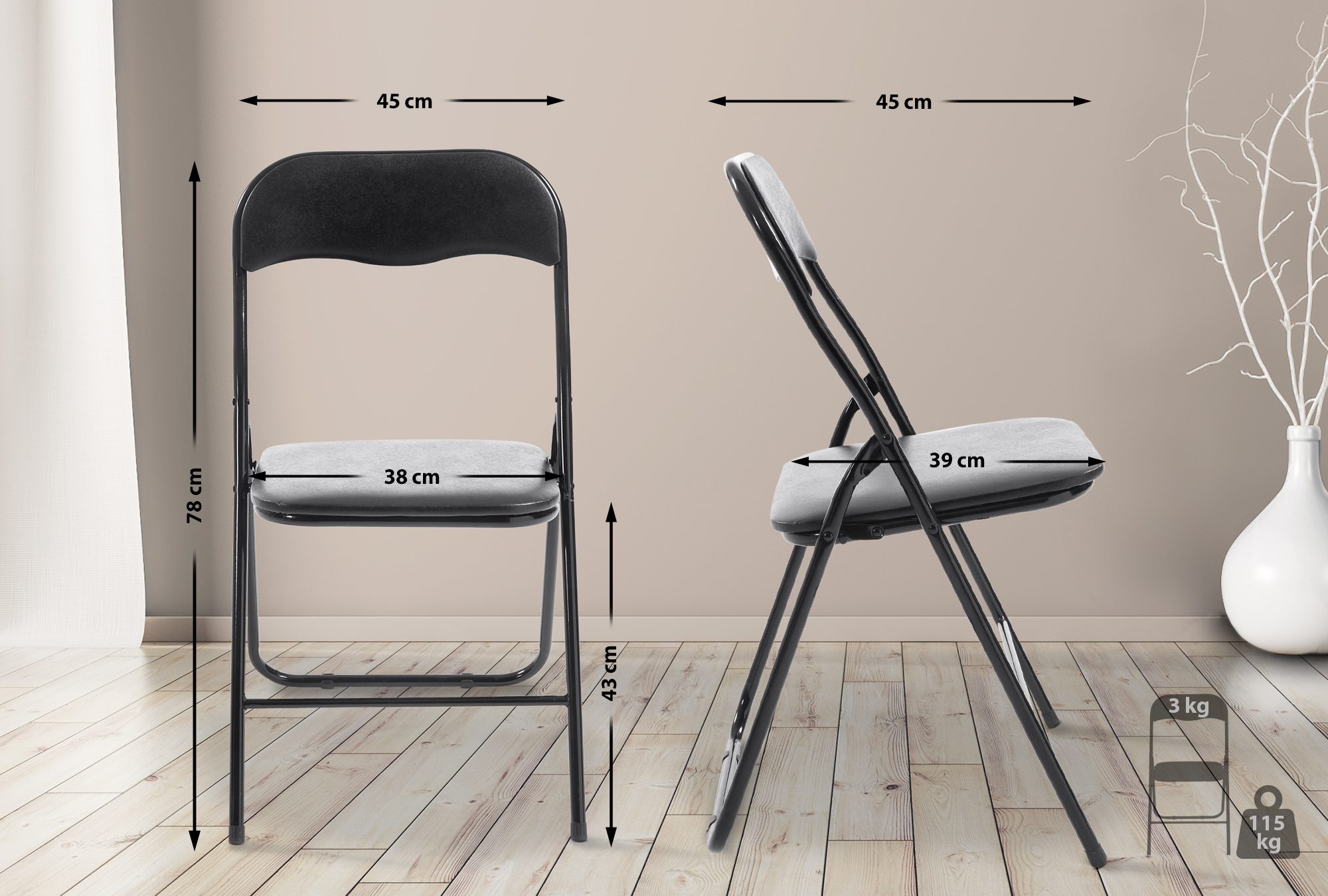 Silla plegable Felix