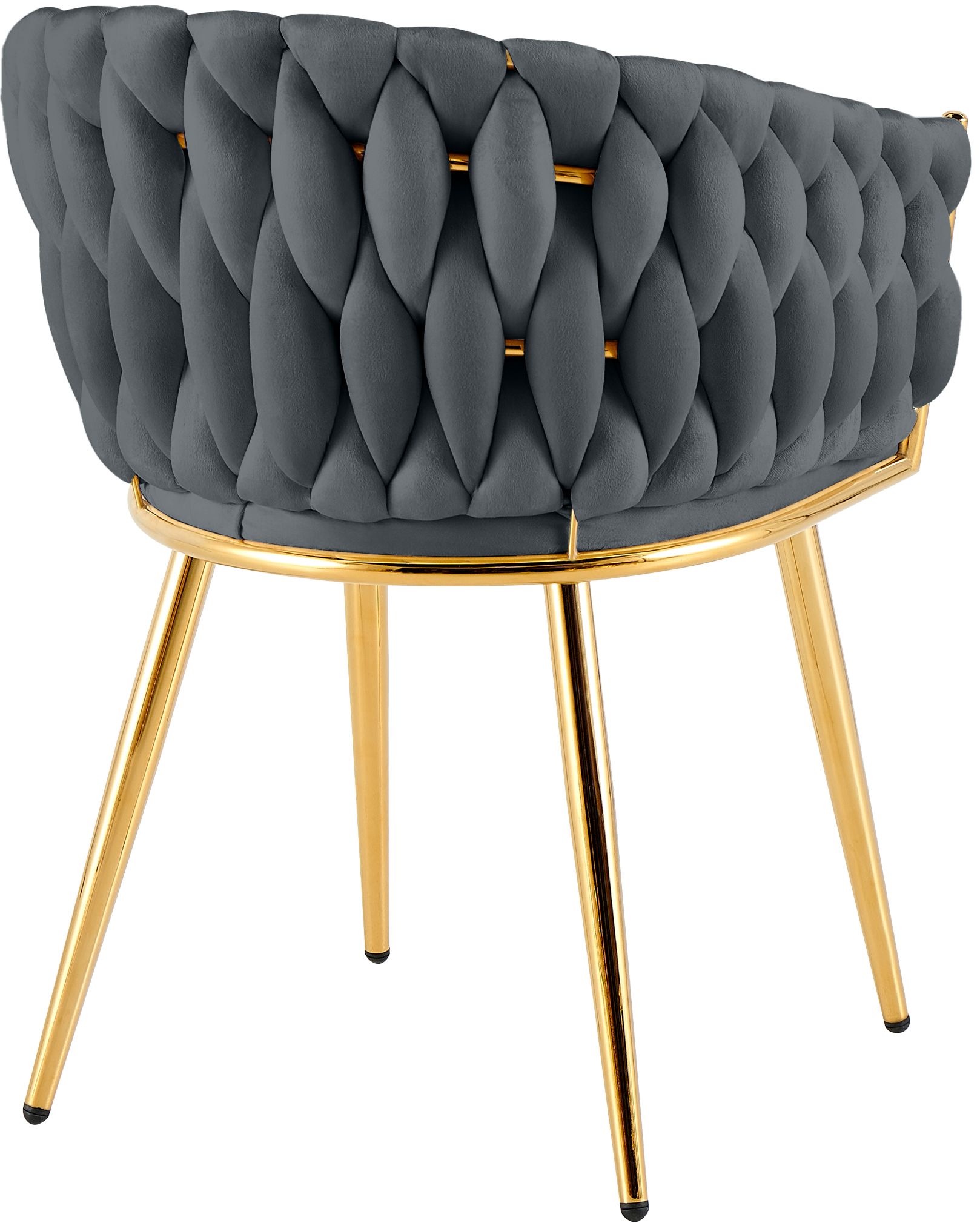 Silla de comedor Molise terciopelo dorado elegante y cómoda para tu hogar