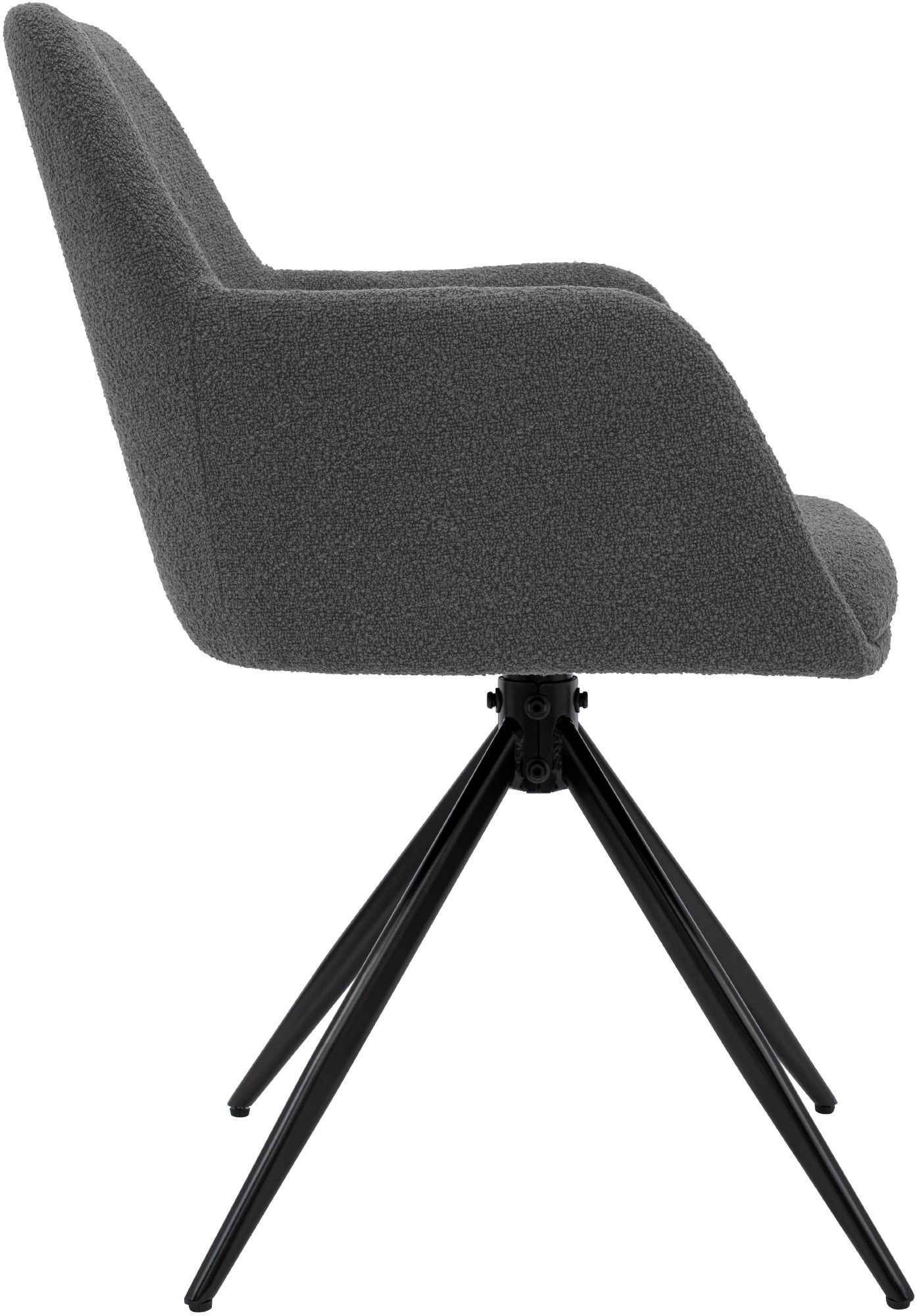 Silla de Comedor Olema de Tejido de Peluche