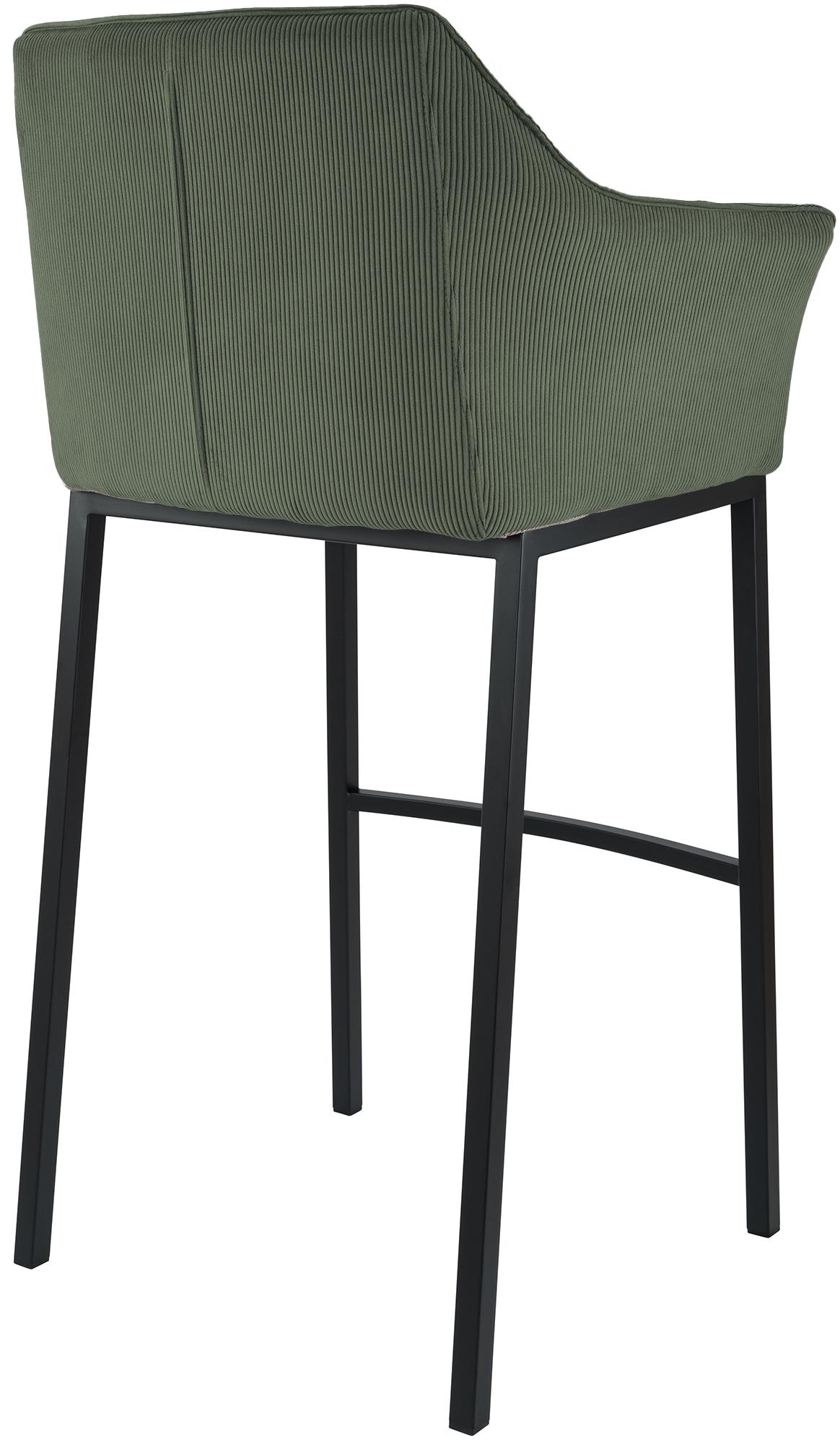 Taburete de bar Damaso Cord con base de cuatro patas