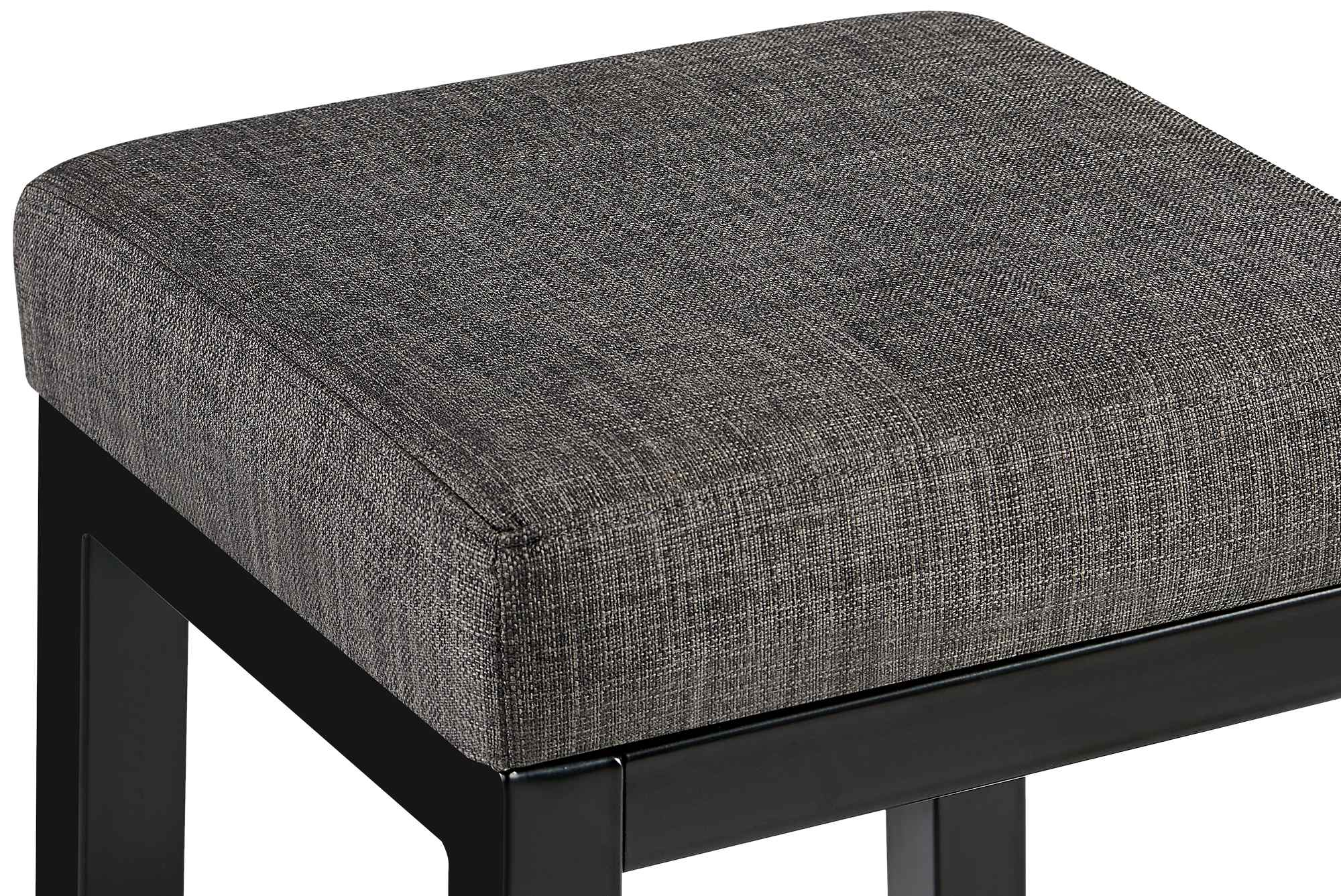 Taburete de bar Taylor Altura del asiento 83 cm Estructura de metal negro