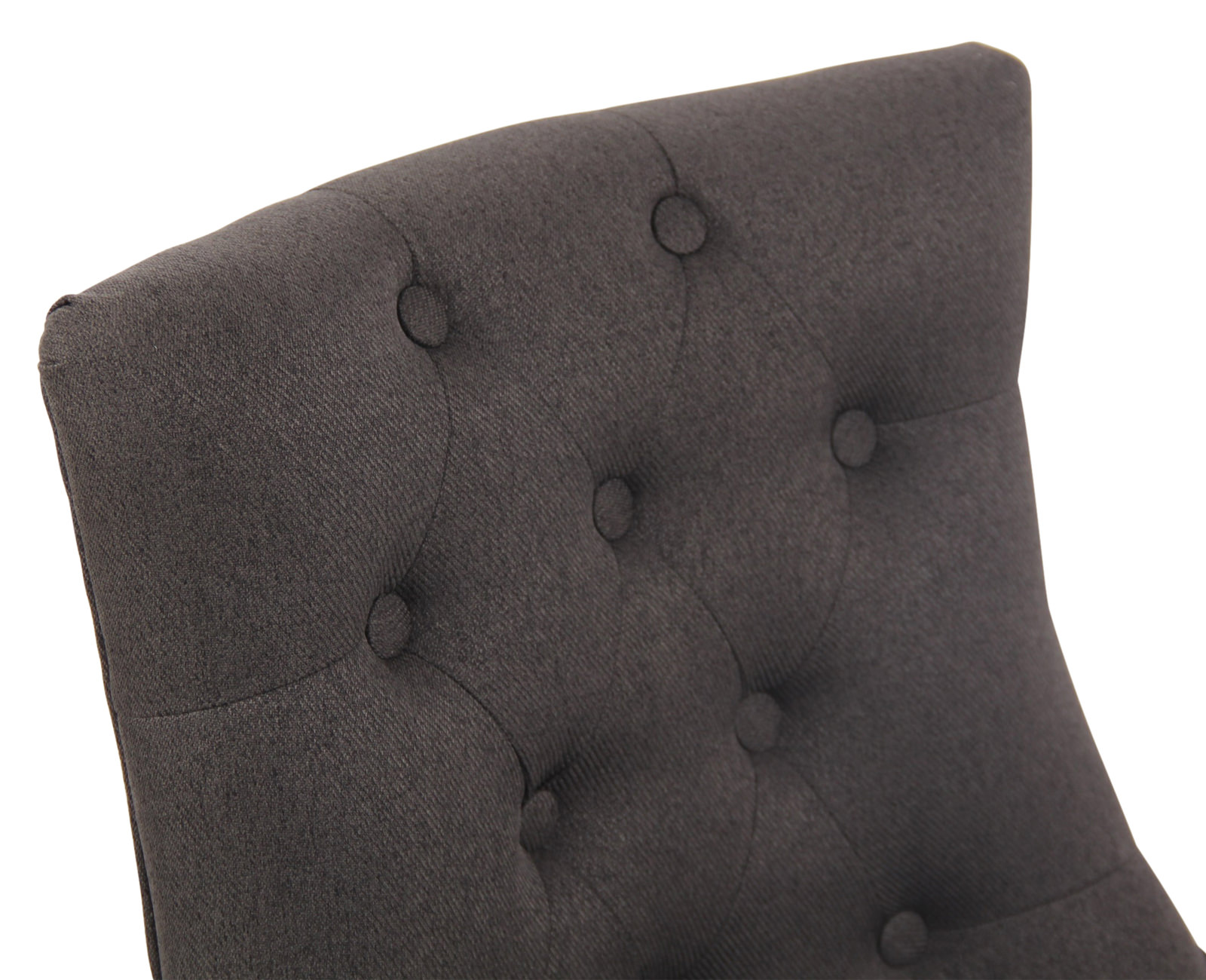 Silla De Comedor Inverness De Tela En Esltilo Chesterfield